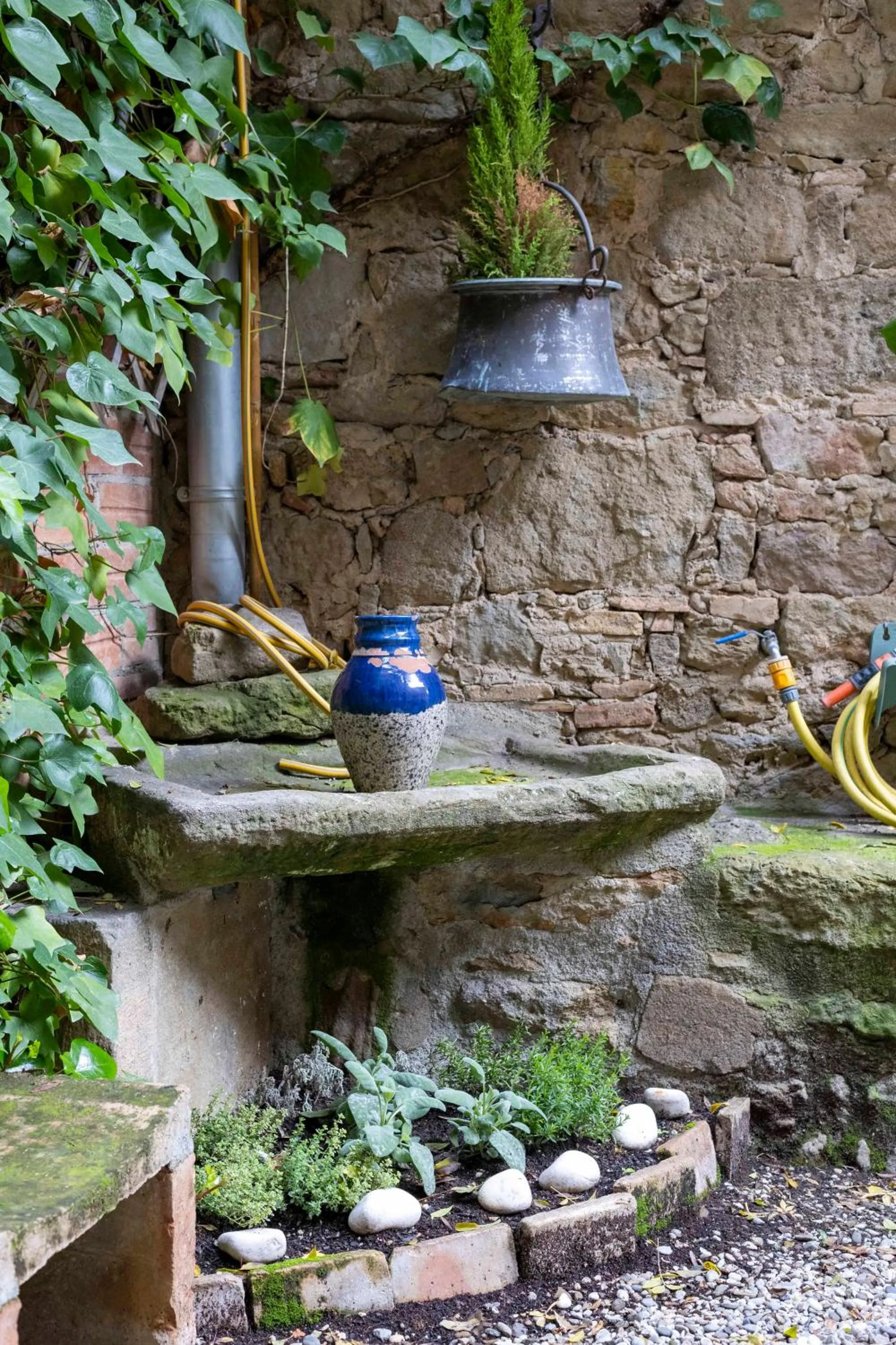 Garden view in Hotel La Freixera
