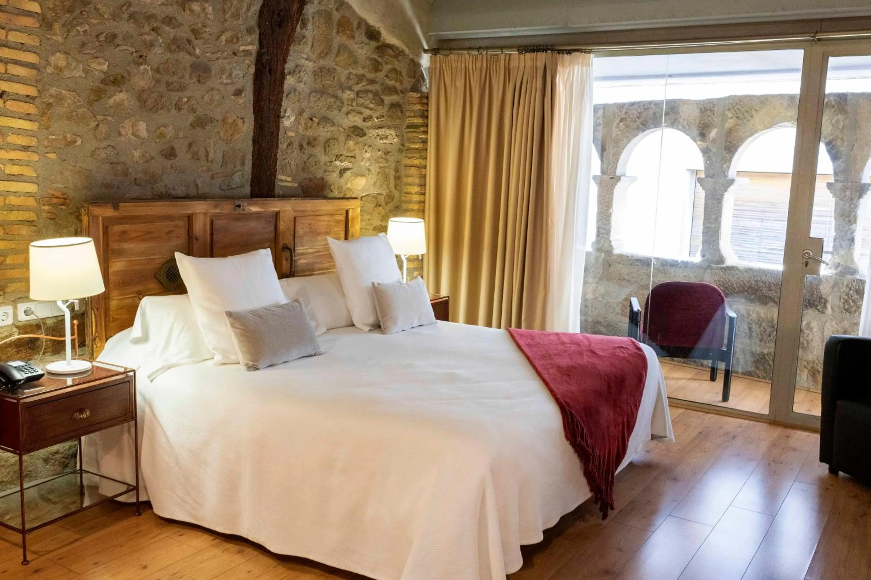 Bed in Hotel La Freixera