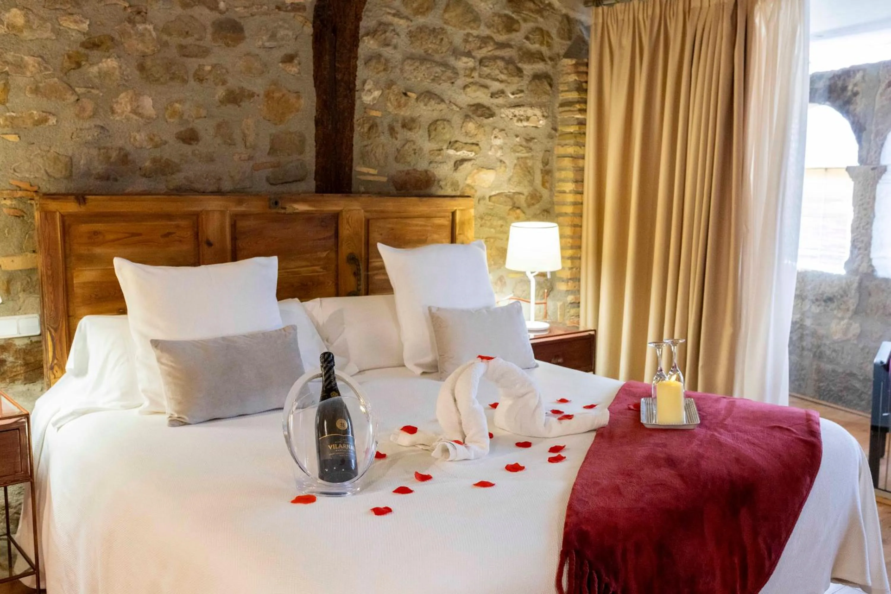 Bed in Hotel La Freixera