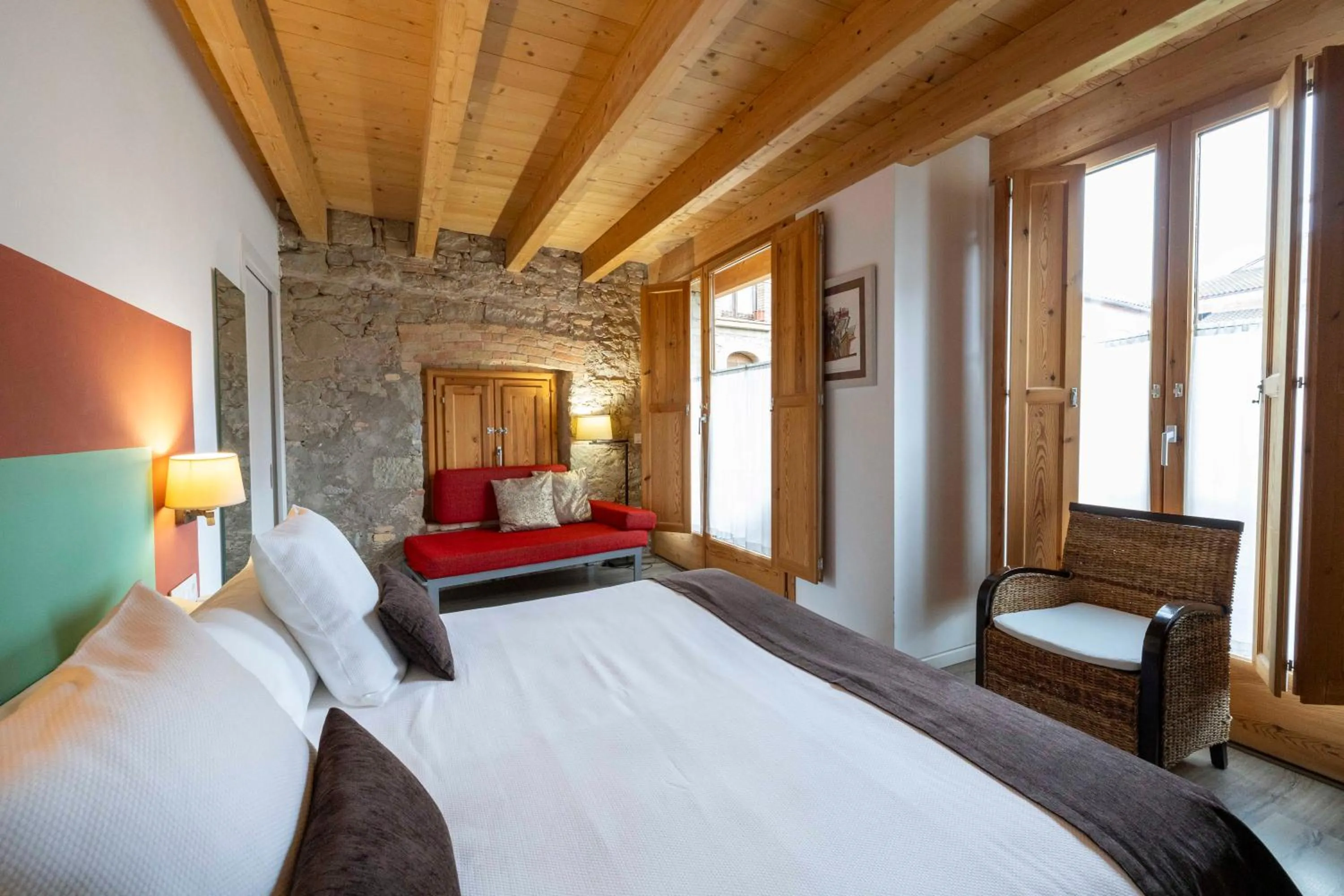 Bed in Hotel La Freixera