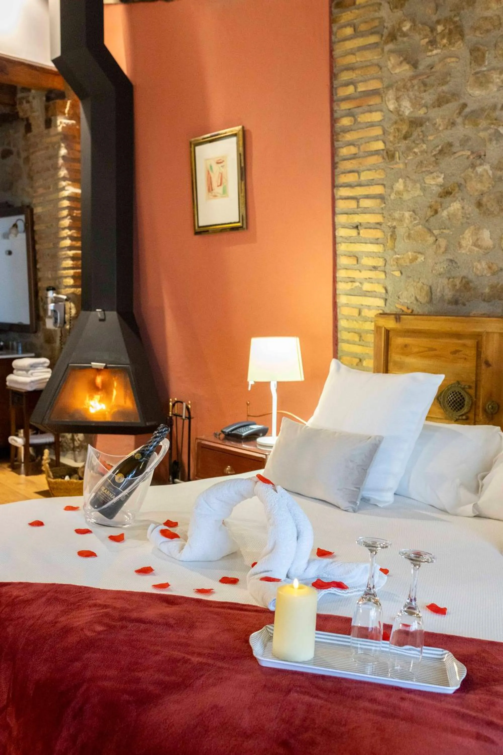 Bed in Hotel La Freixera