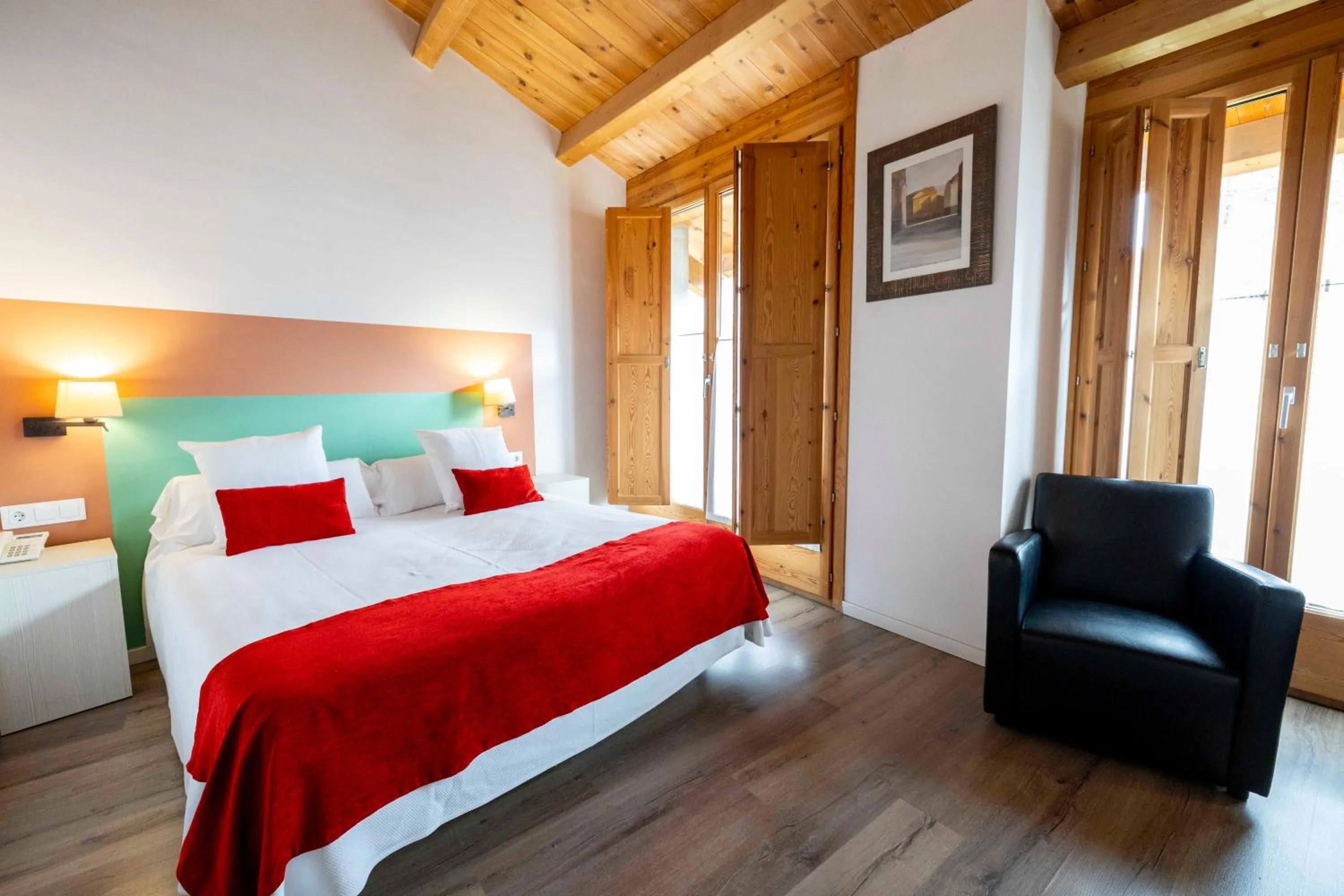 Bed in Hotel La Freixera