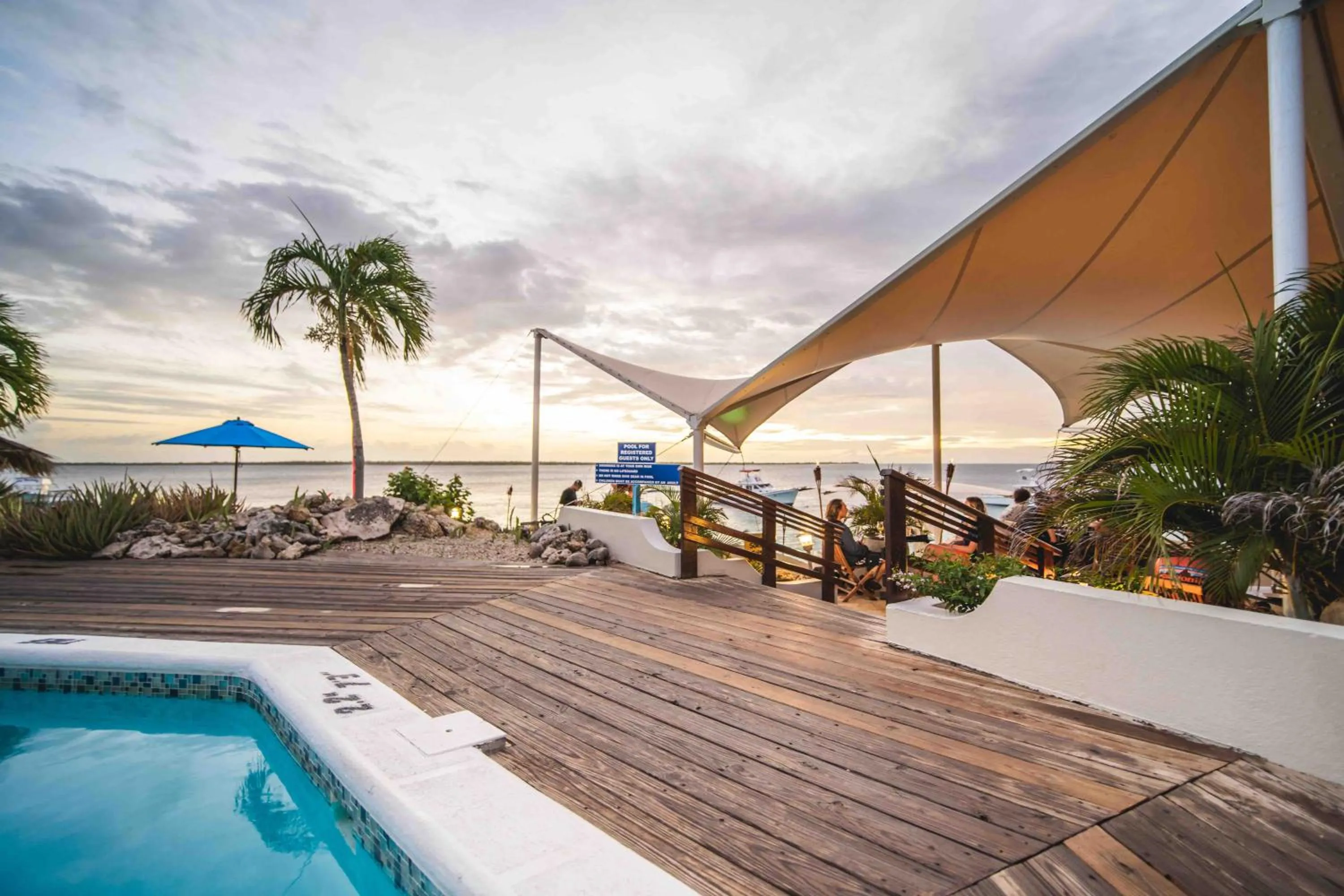 Patio in Captain Don's Habitat