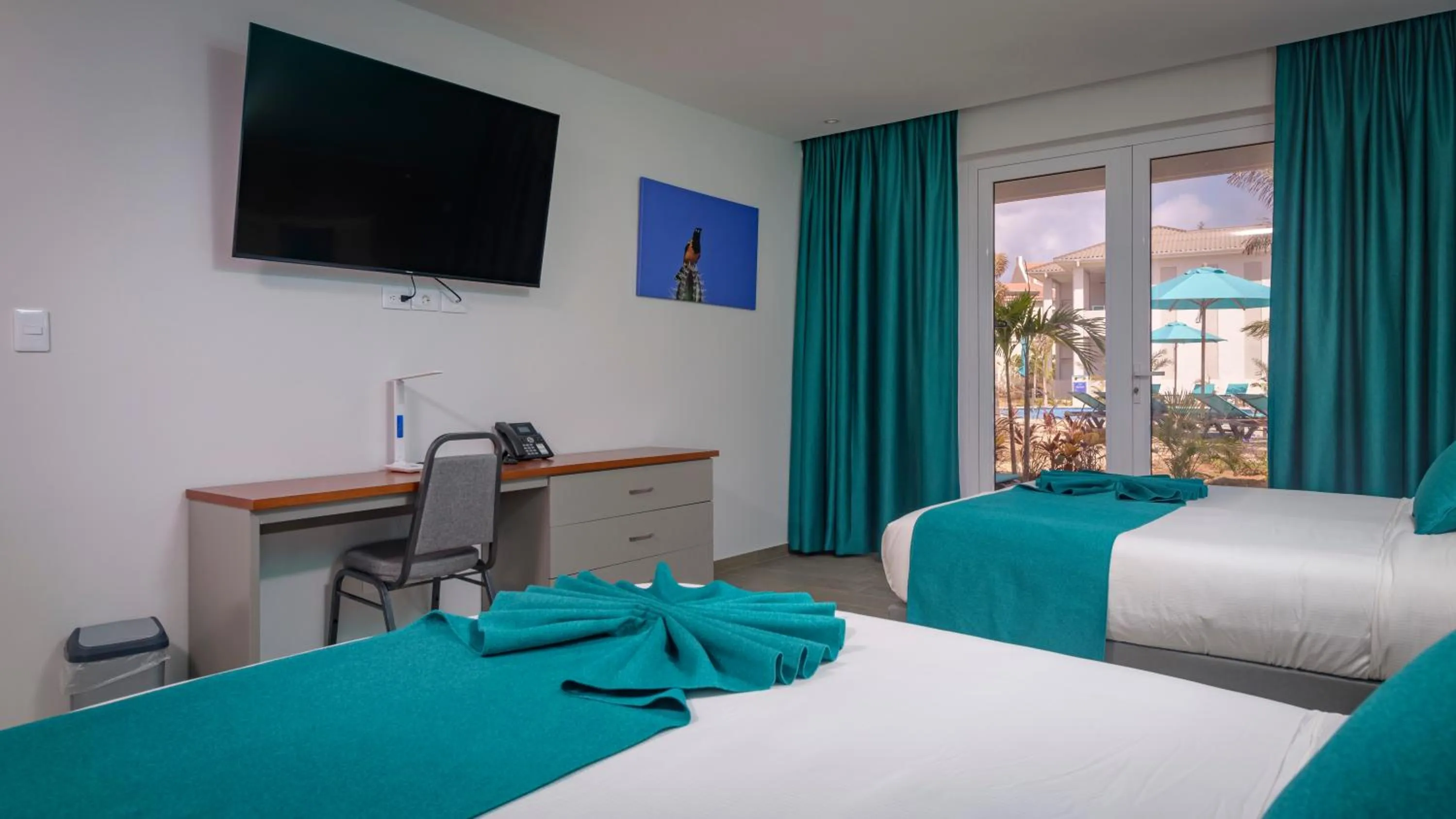 Bed in Captain Don's Habitat