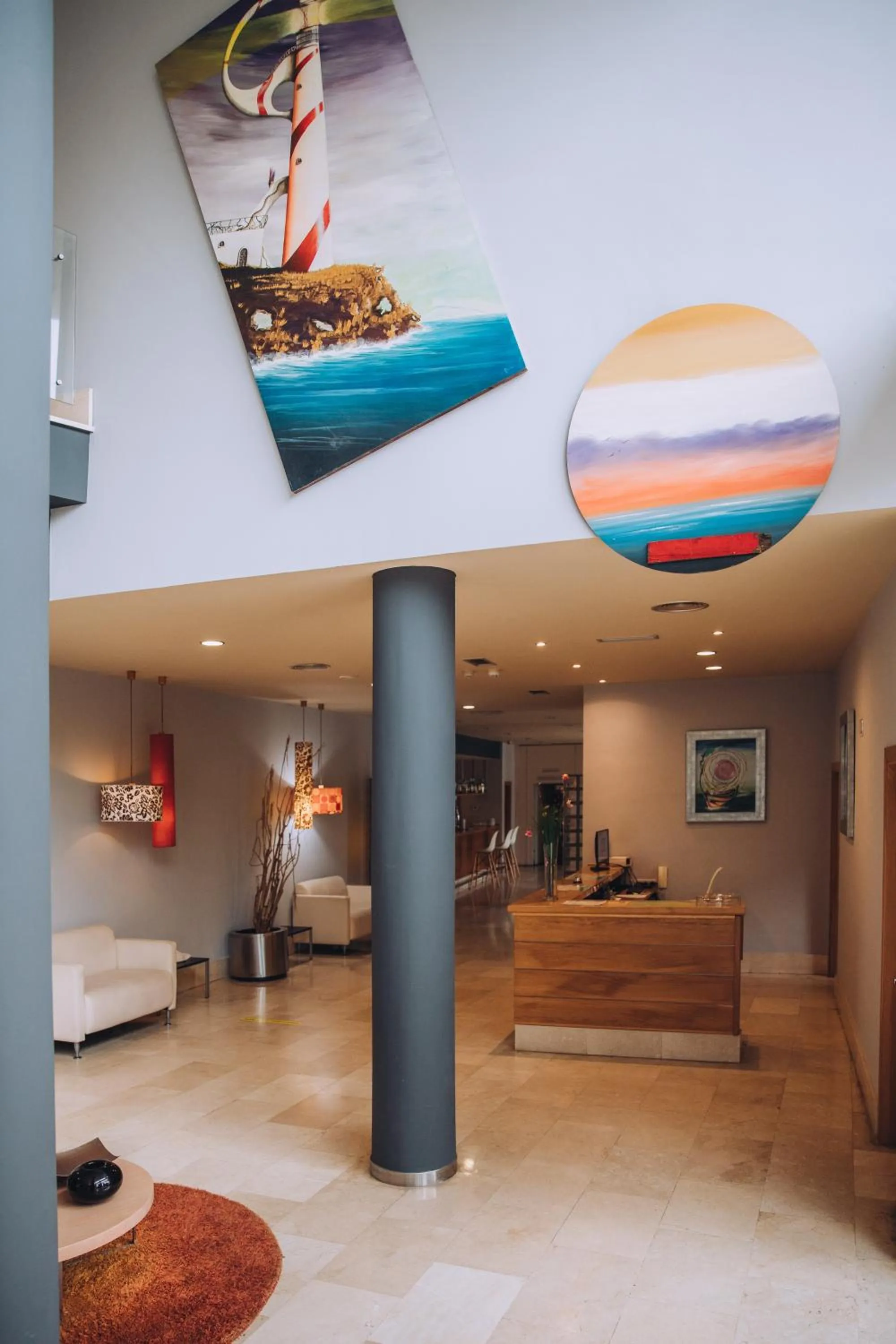 Lobby or reception in Hotel Arha Mar Comillas
