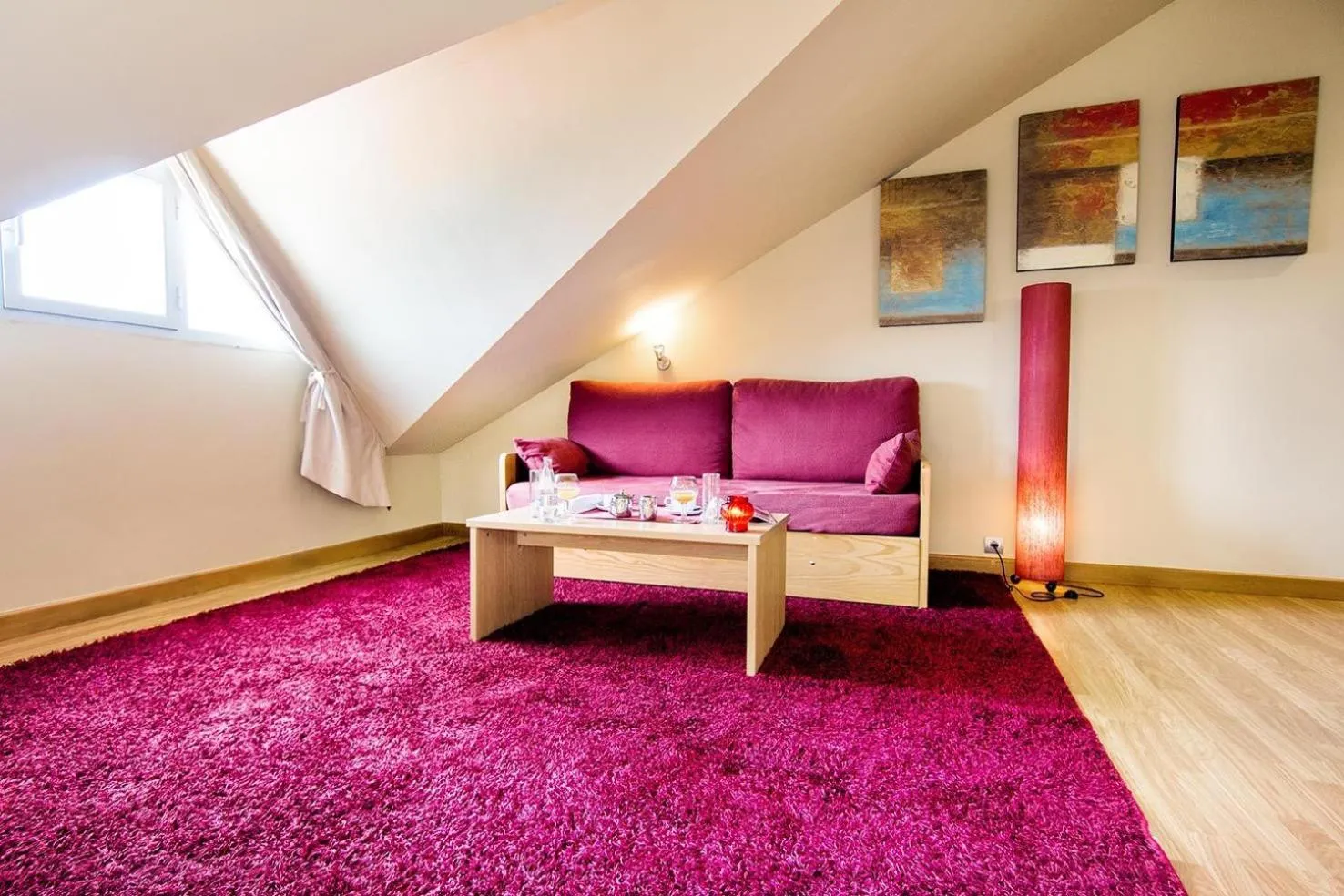 Seating area in Hotel Arha Mar Comillas