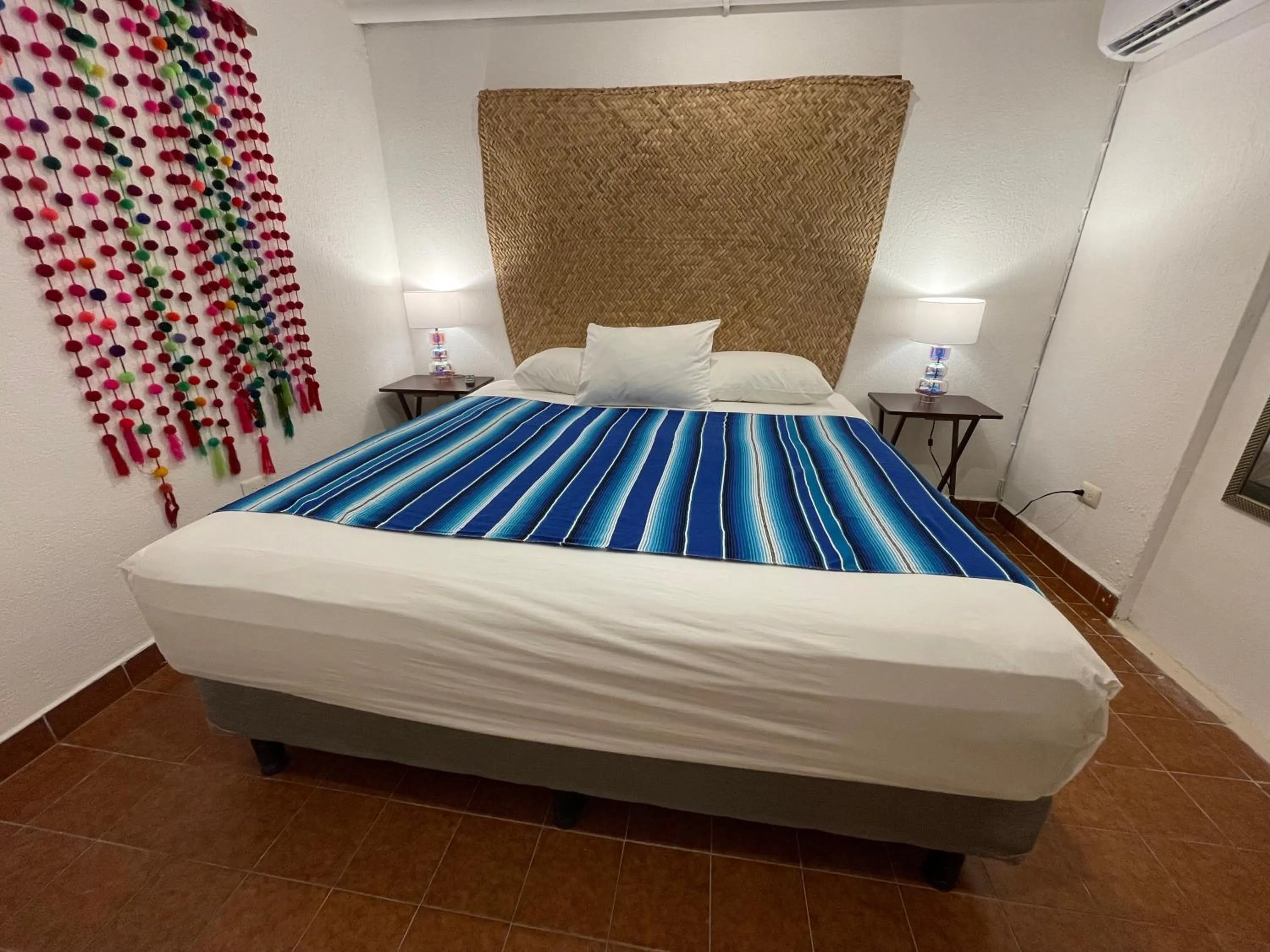 Bed in Hotel Villas Colibrí Suites & Bungalows