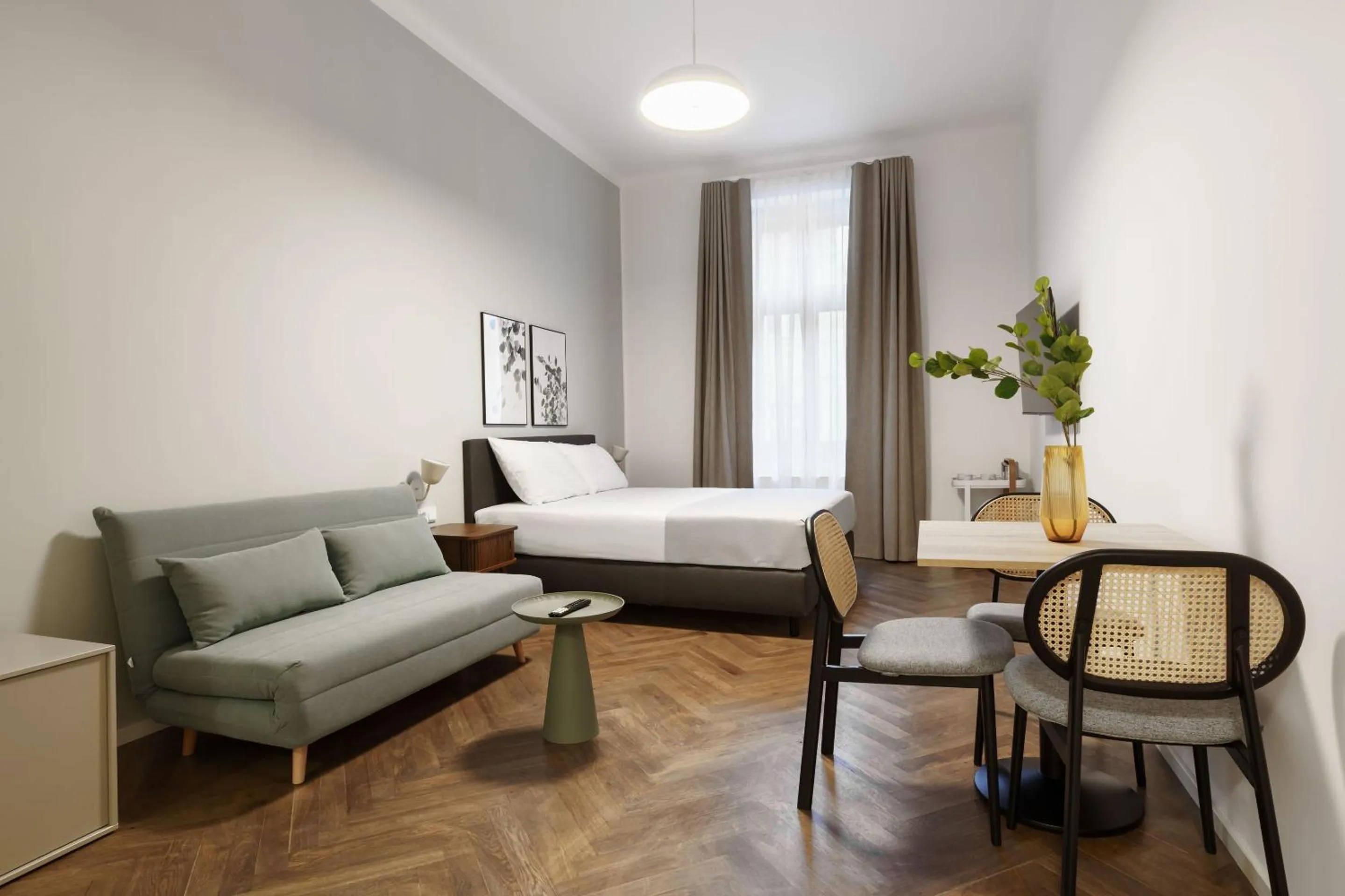 Bed in Limehome Prague Halkova