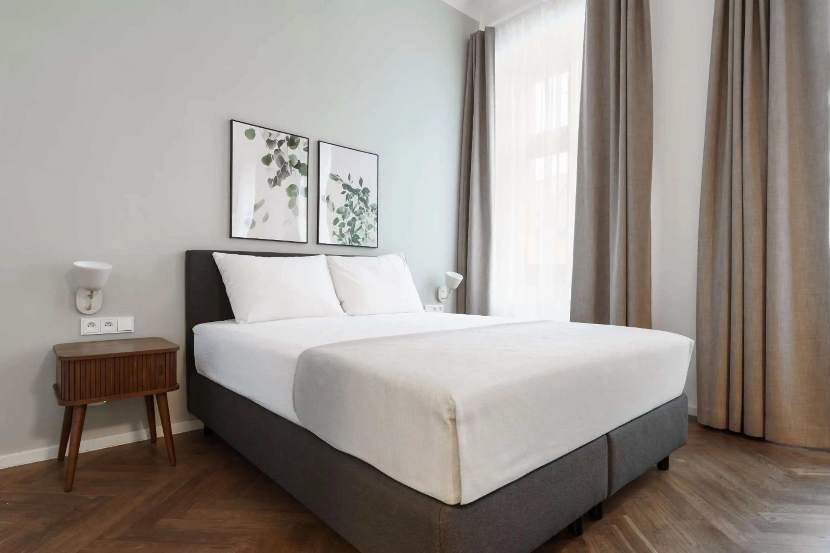 Bed in Limehome Prague Halkova