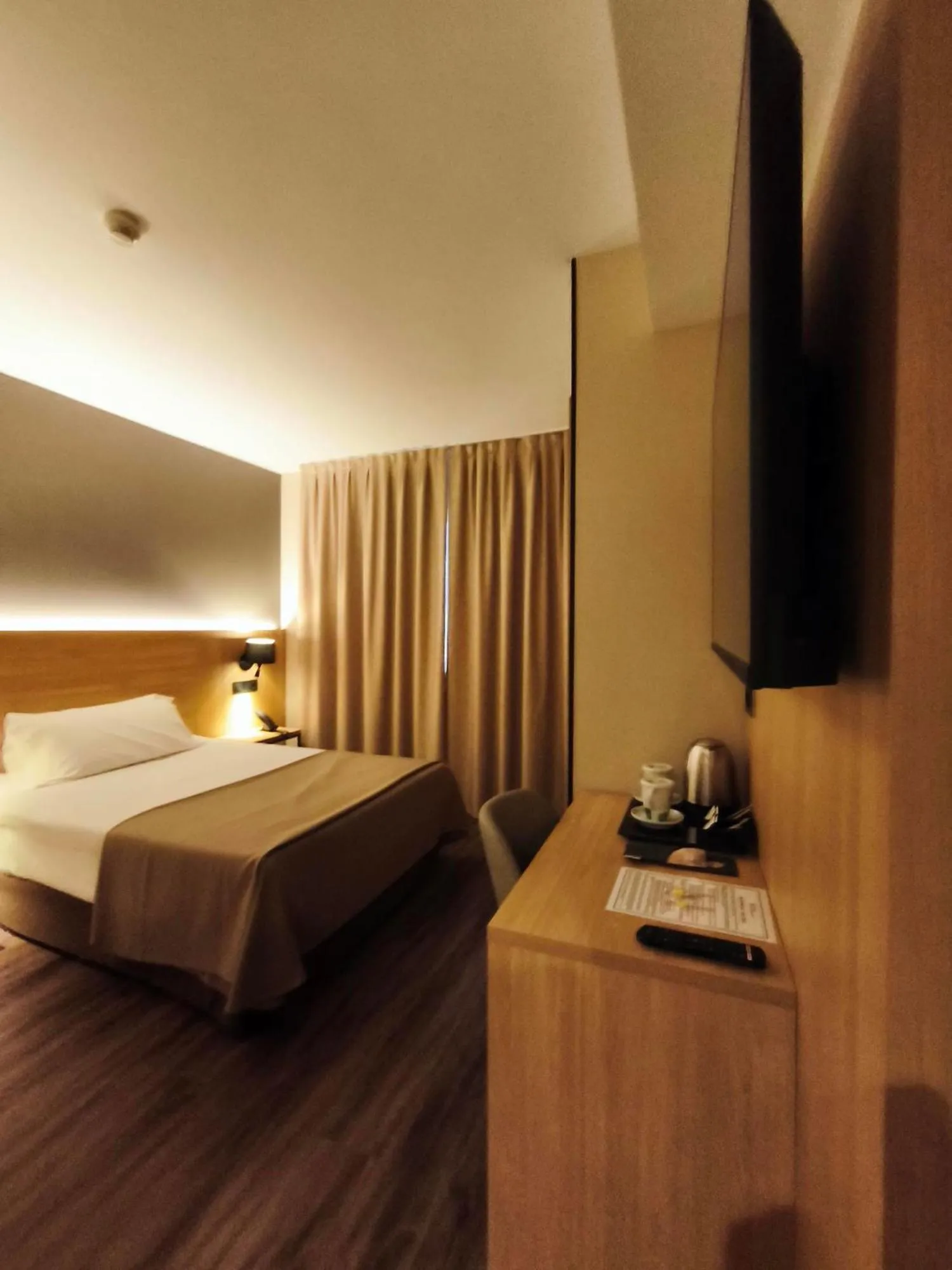 Bed in SOMMOS Hotel Benasque Spa