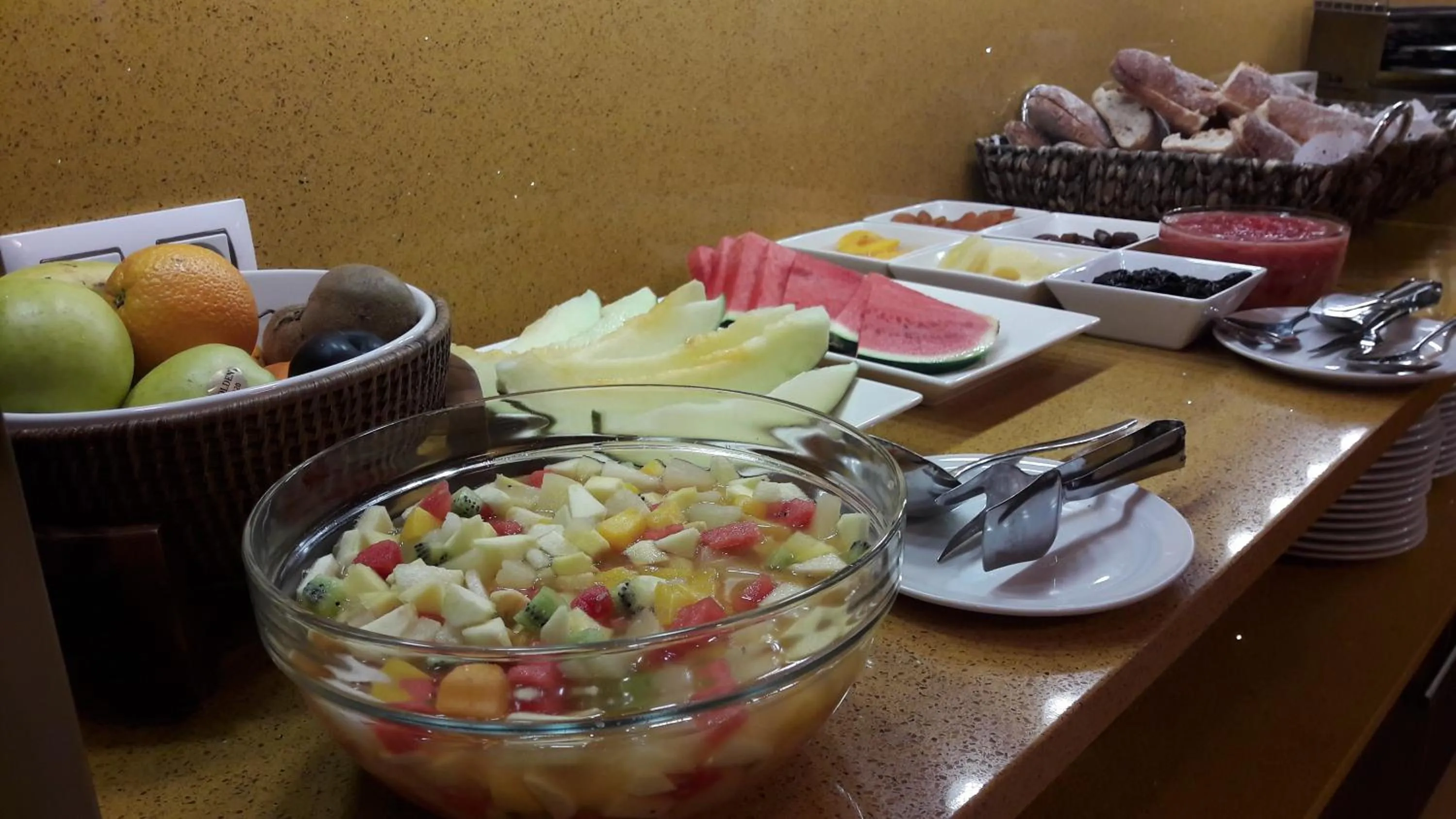 Buffet breakfast in Hotel Torres Touriño
