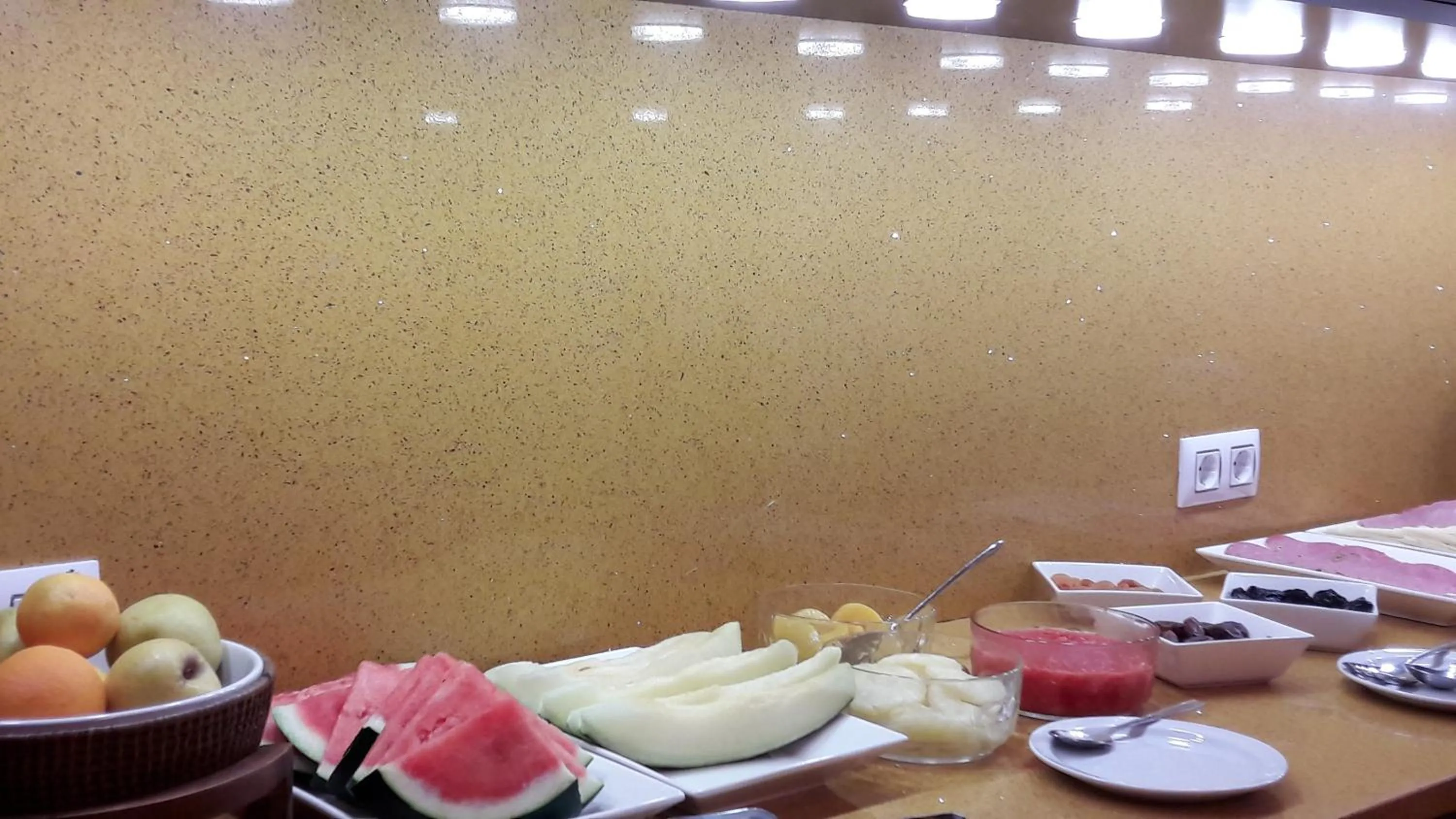 Buffet breakfast in Hotel Torres Touriño