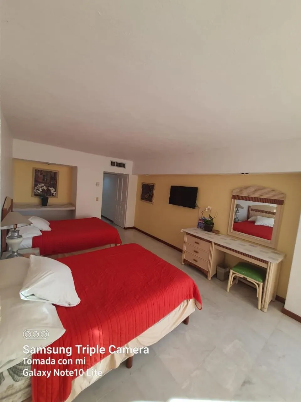 Bed in ENNA INN IXTAPA DEPARTAMENTO 01 RECAMARA ViSTA MAR