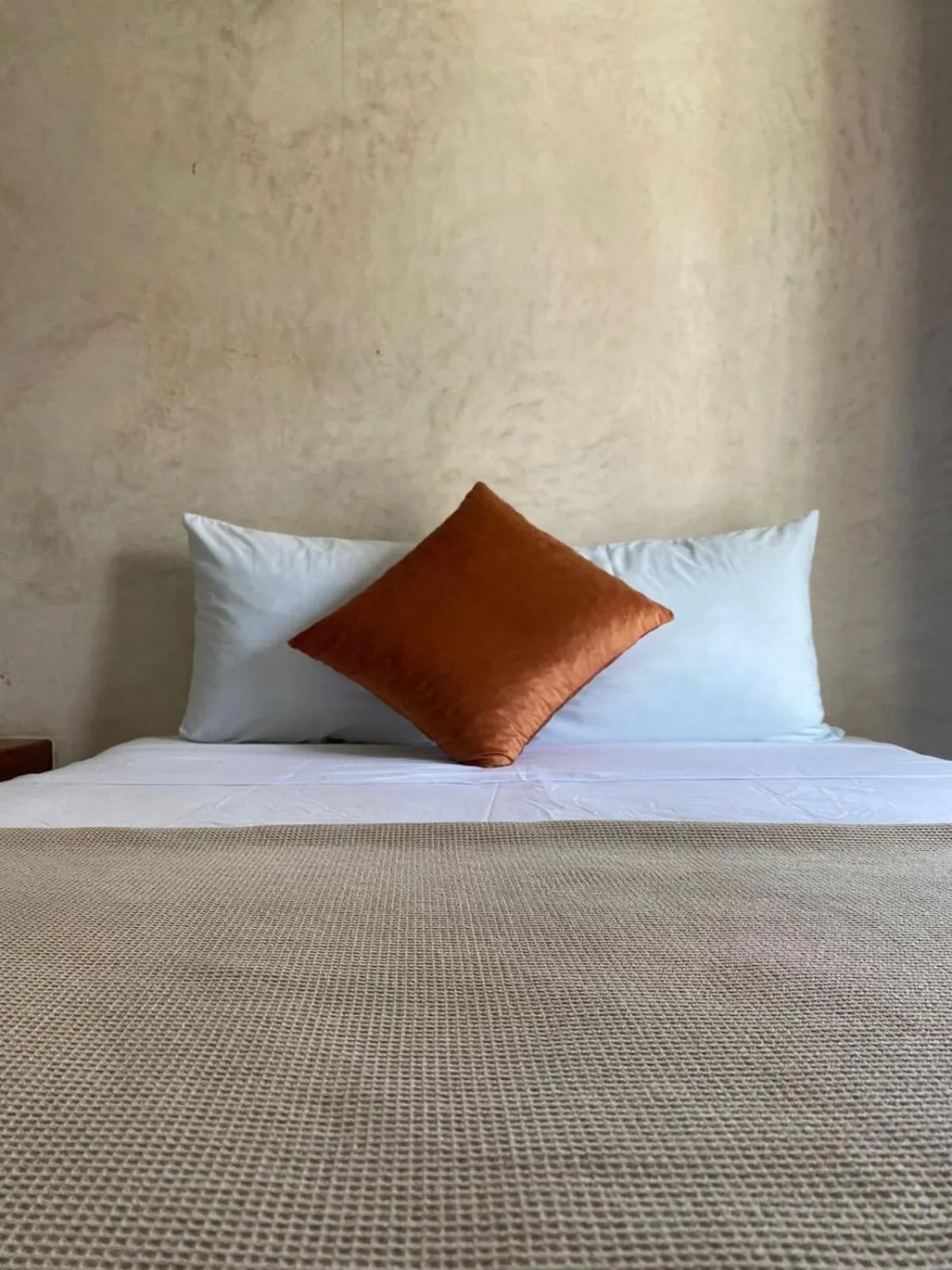 Bed in Hotel Pelecanus Suites Holbox