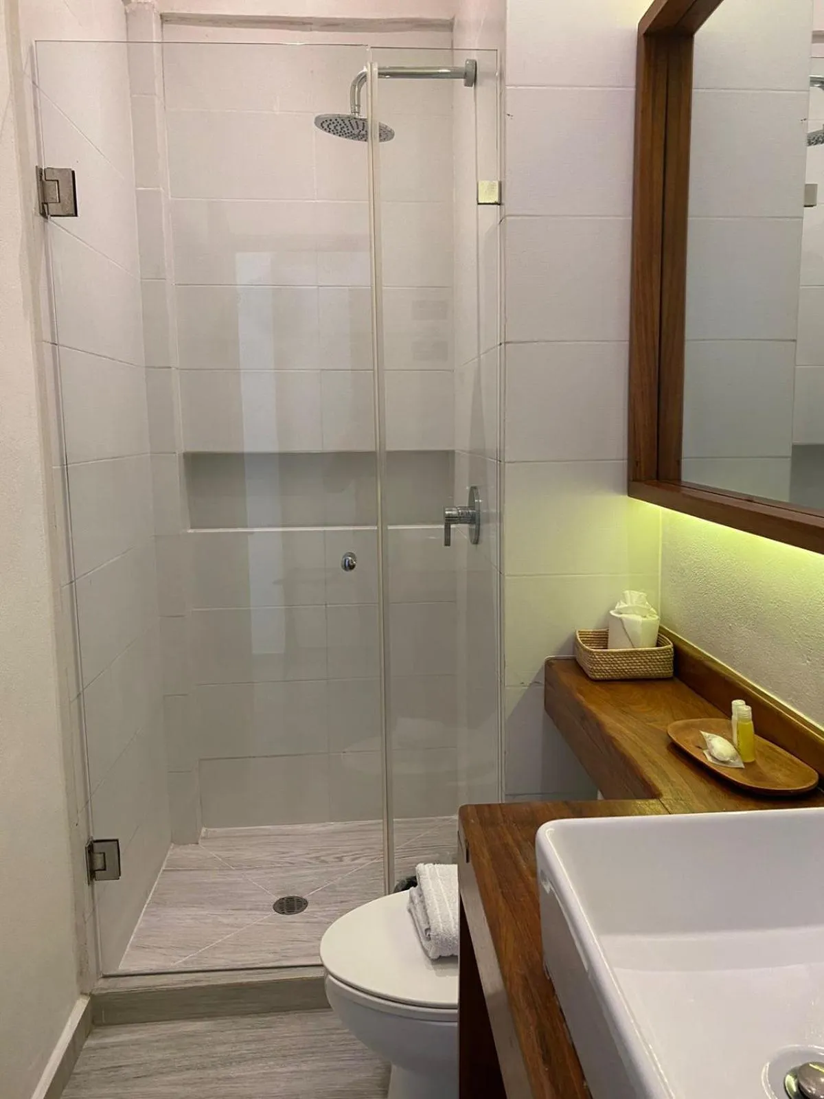 Shower in Hotel Pelecanus Suites Holbox