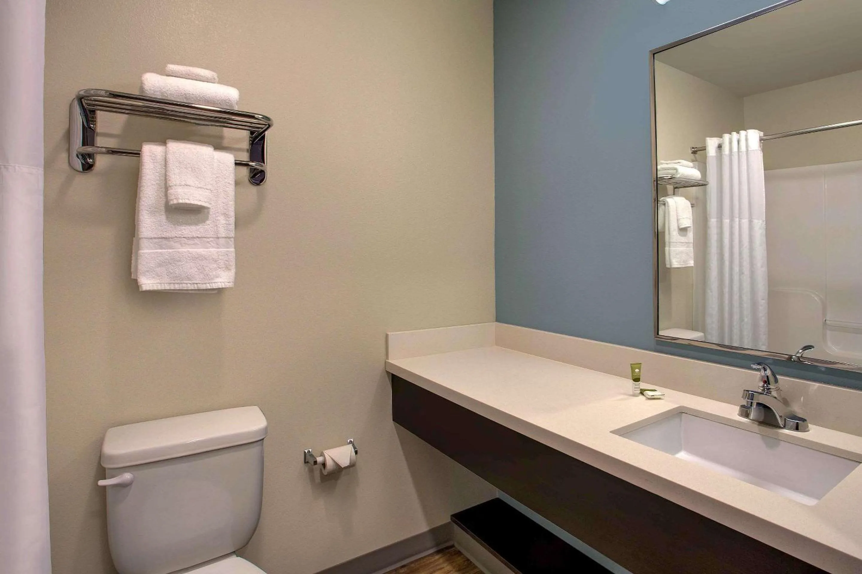 Bathroom in WoodSpring Suites Baltimore White Marsh - Nottingham
