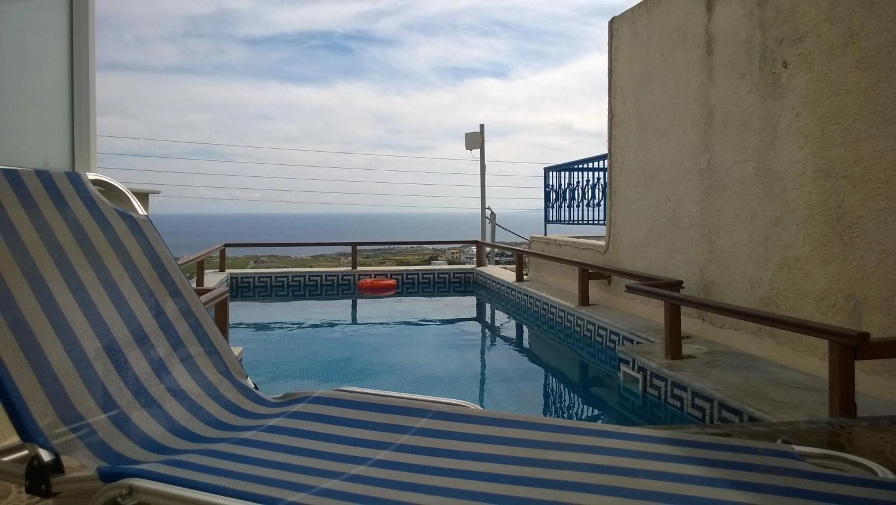 Swimming pool in Anemomilos Suites