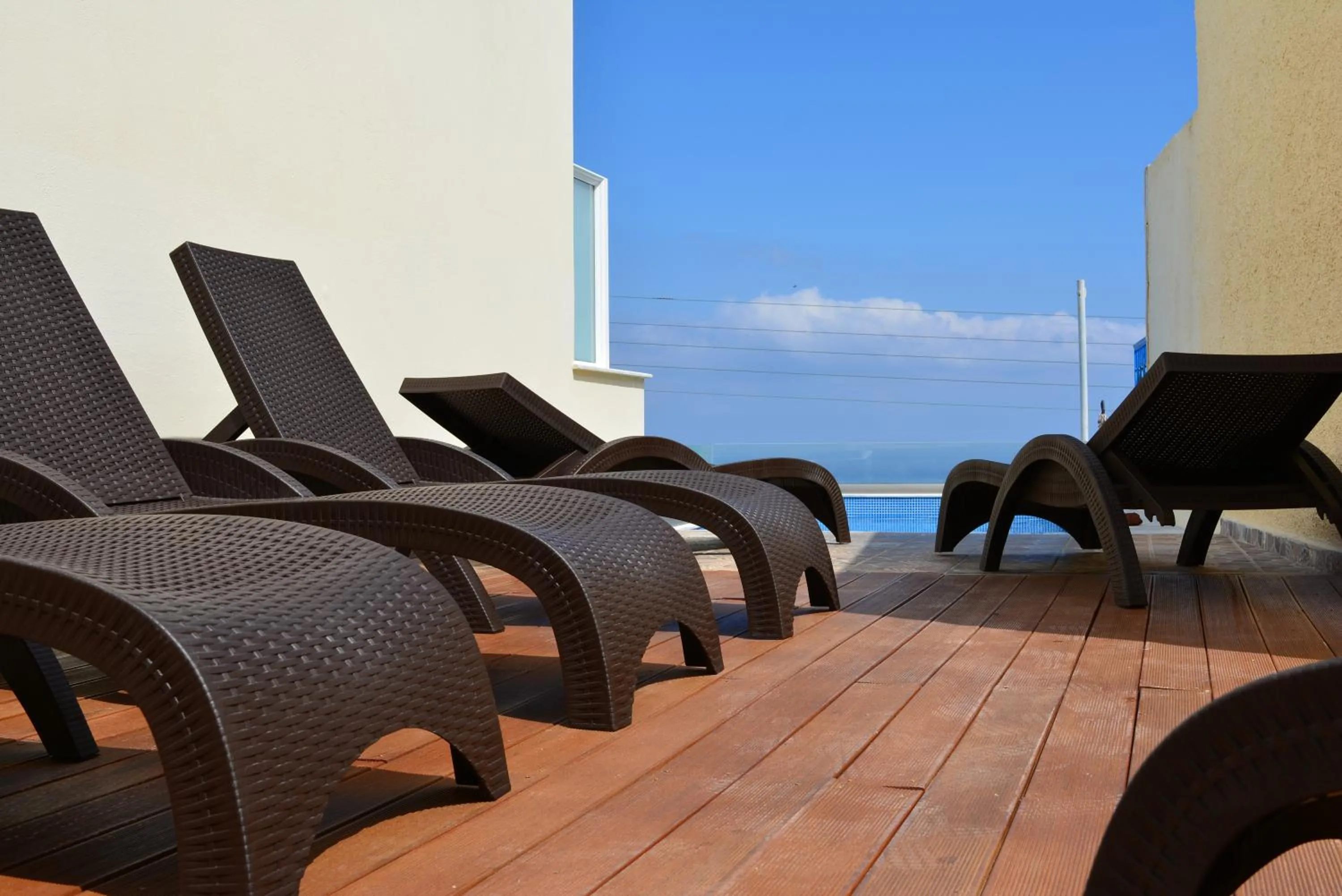 Patio in Anemomilos Suites