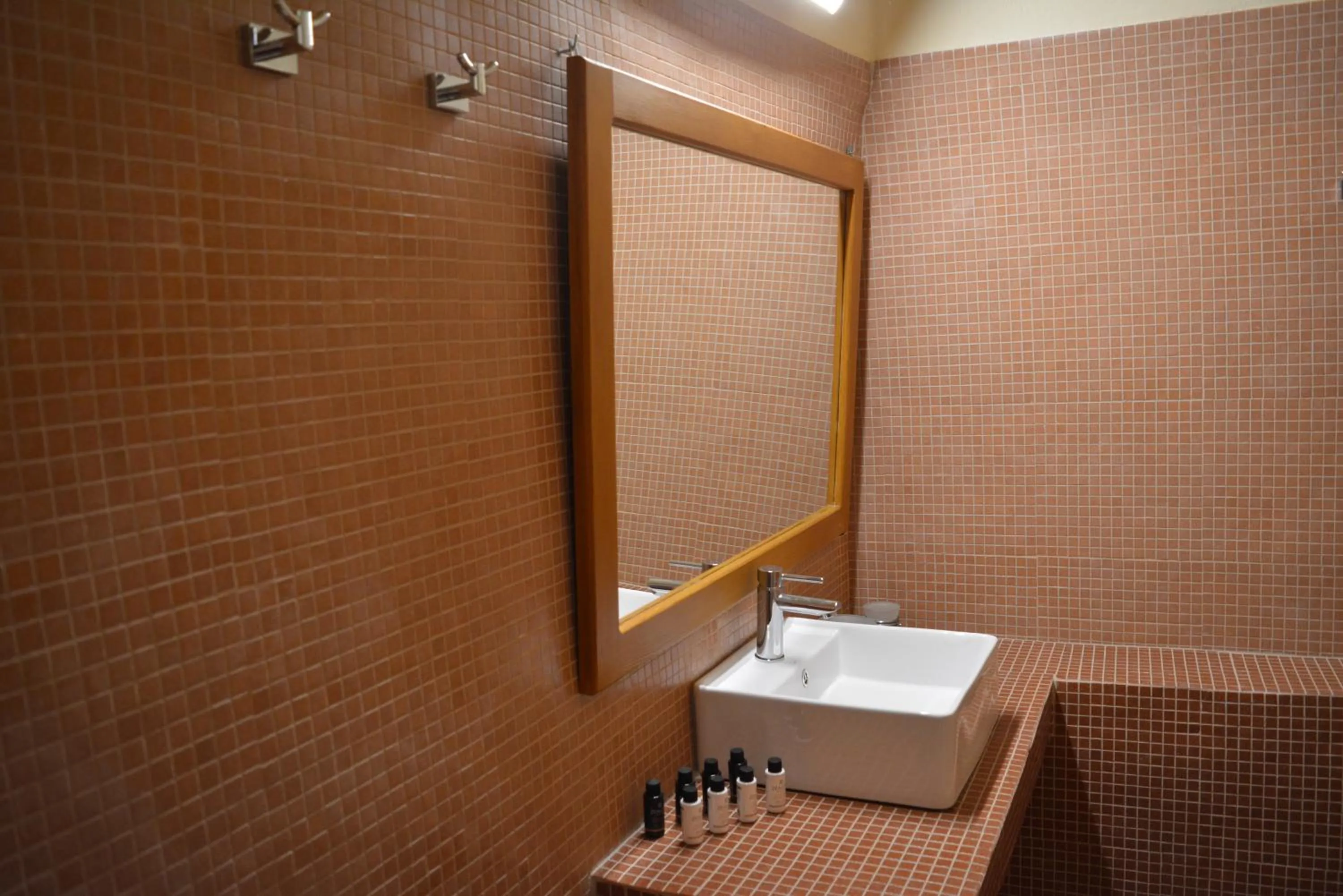 Bathroom in Anemomilos Suites