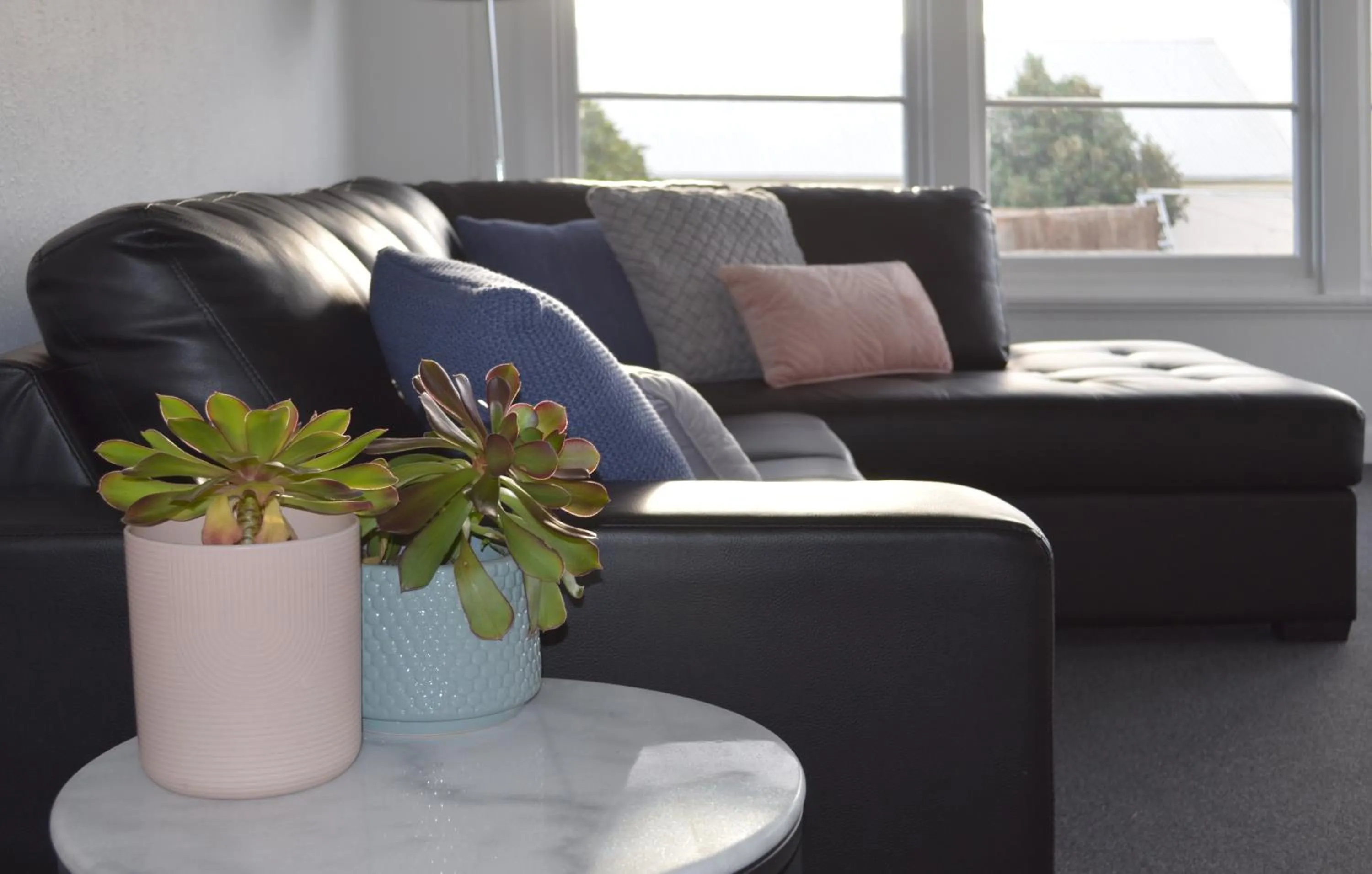 Living room in Kangaroo Bay Apartments