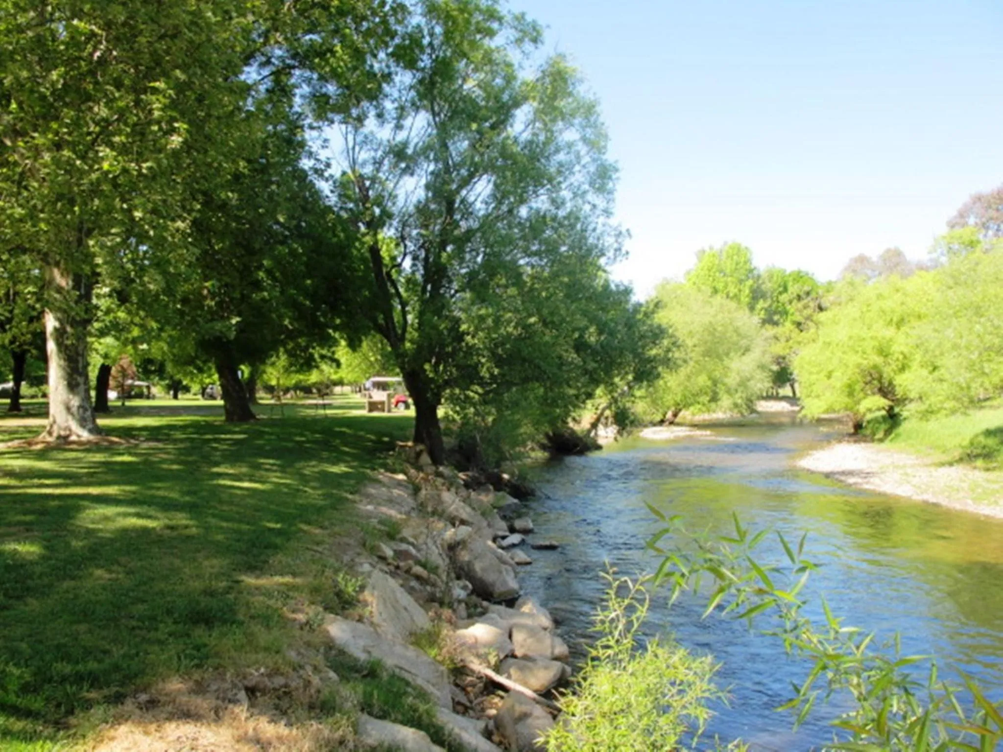 Garden in Colac Colac Caravan Park