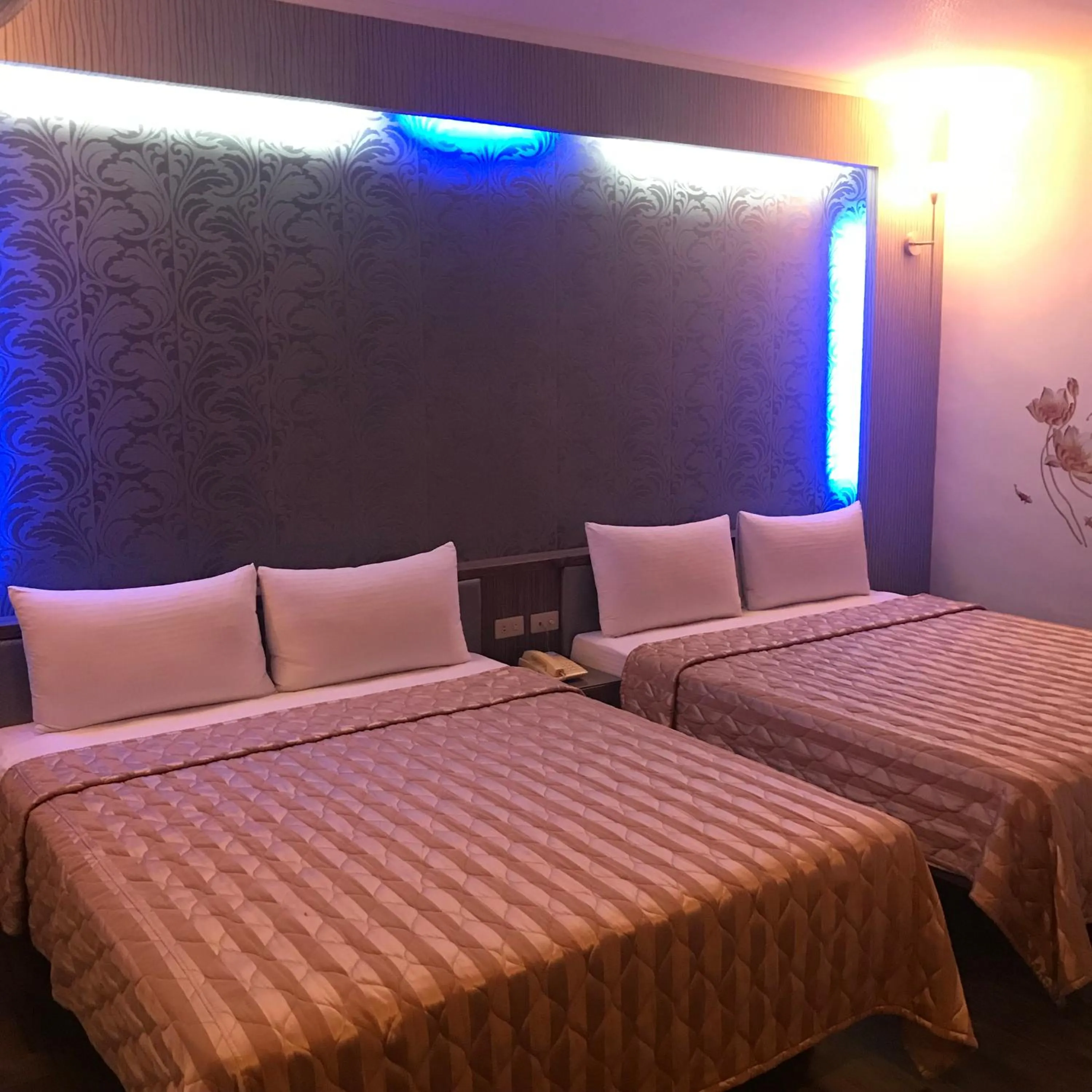 Bed in Baseball Hotel