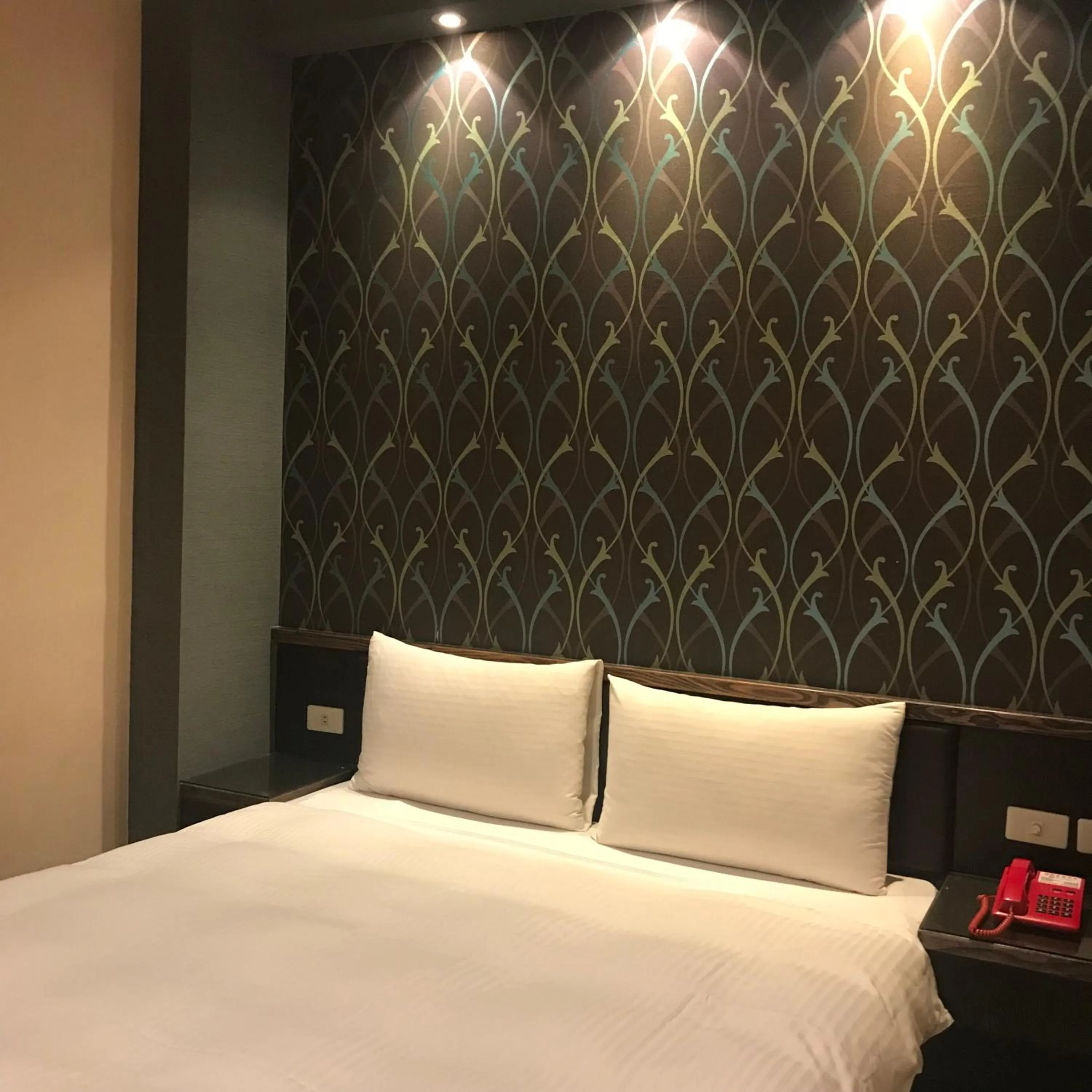 Bed in Baseball Hotel