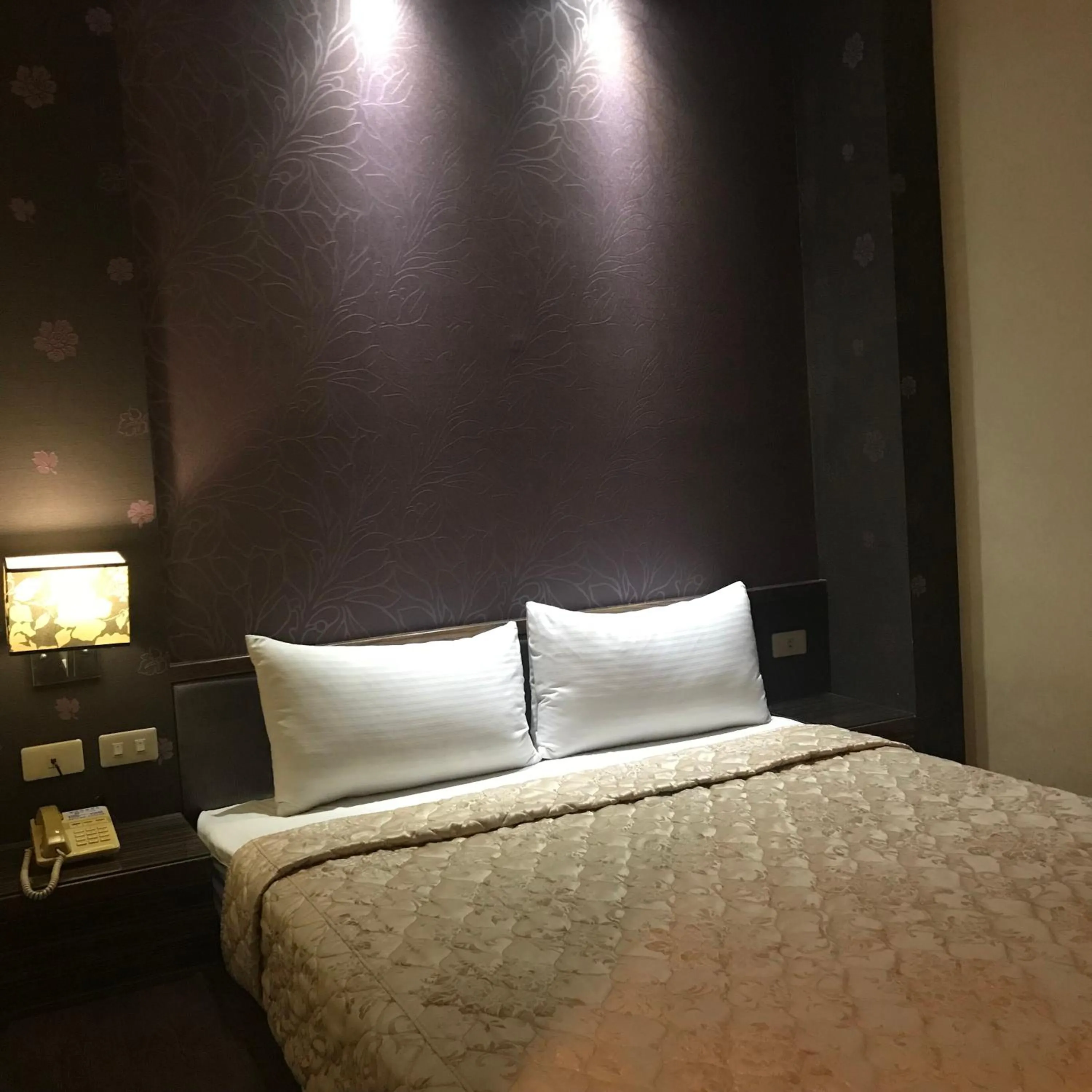 Bed in Baseball Hotel