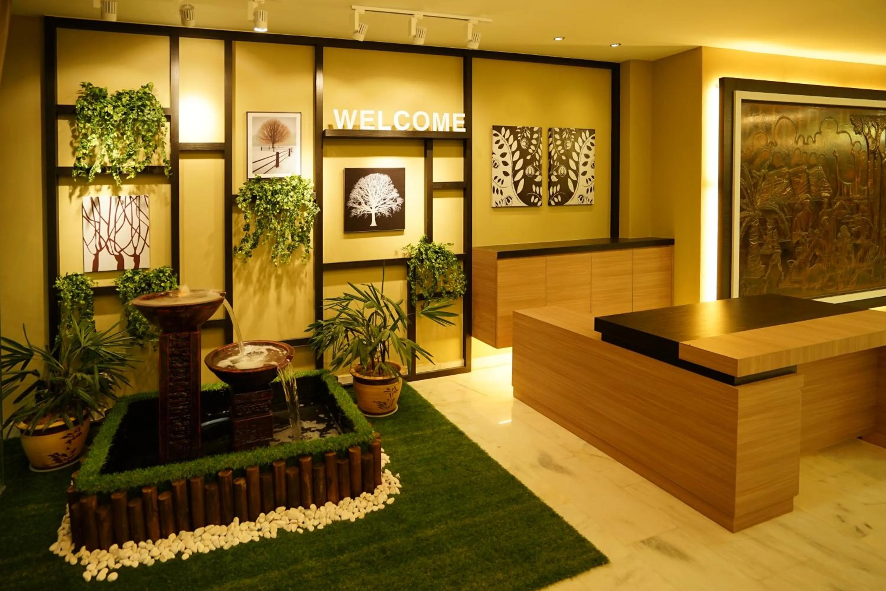 Decorative detail in Hotel Anika Kluang