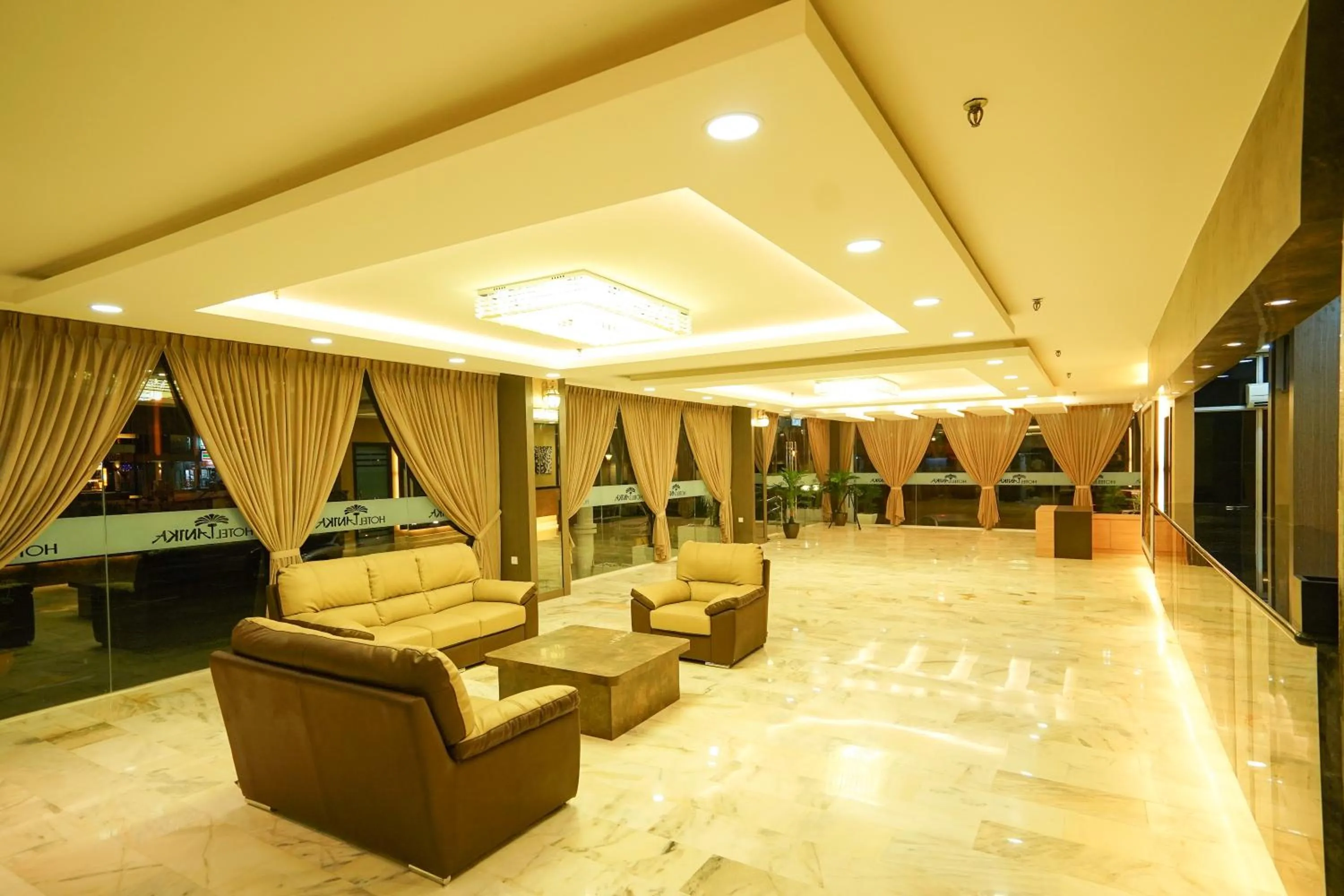 Seating area in Hotel Anika Kluang
