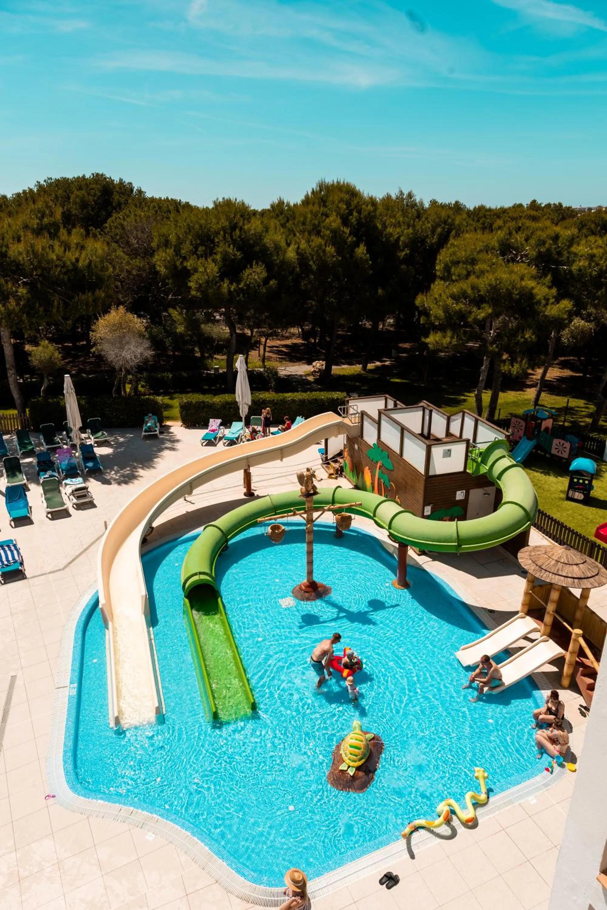 Aqua park in Hotel Cala d'Or Playa