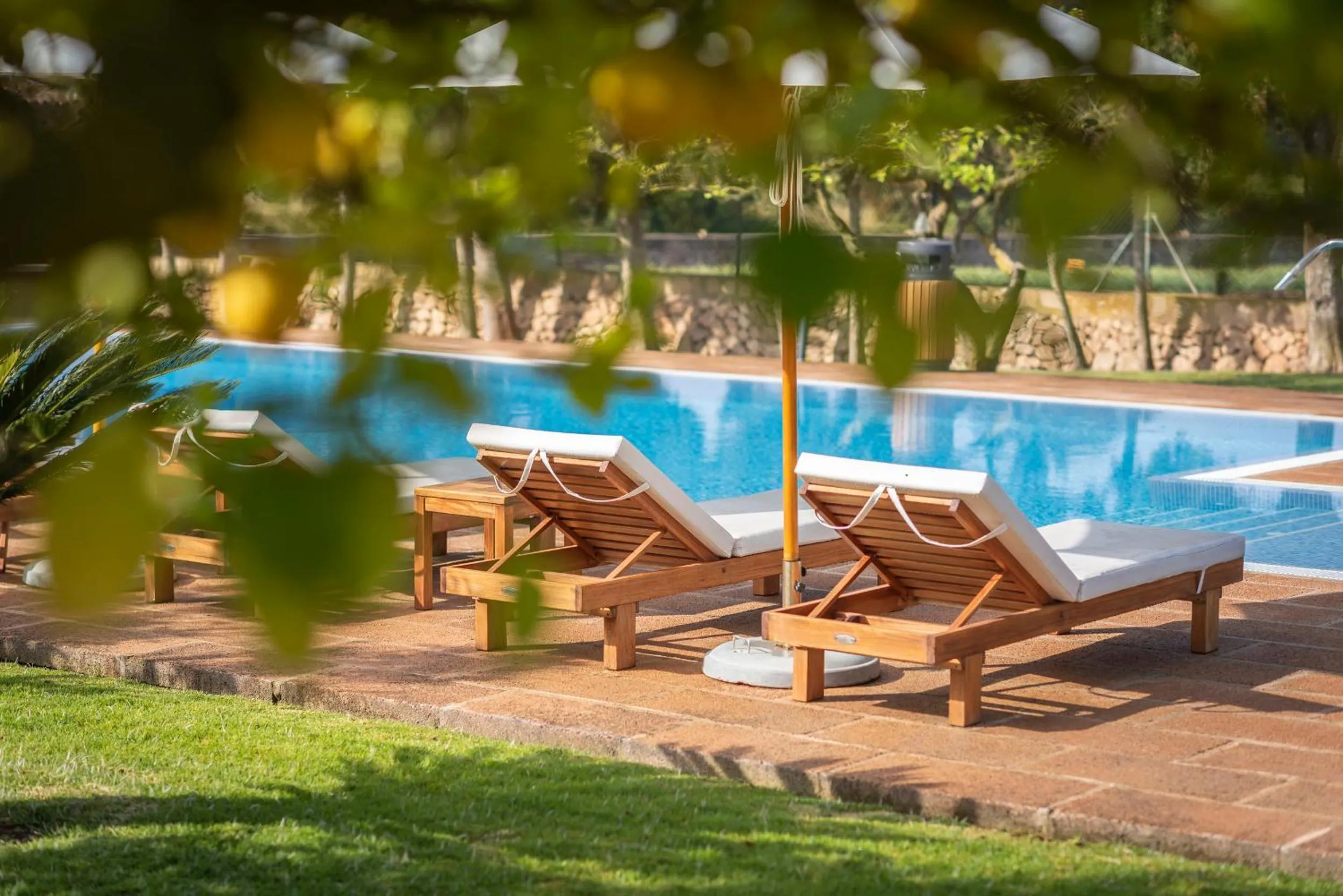 Swimming pool in Finca Son Roig by Valentin