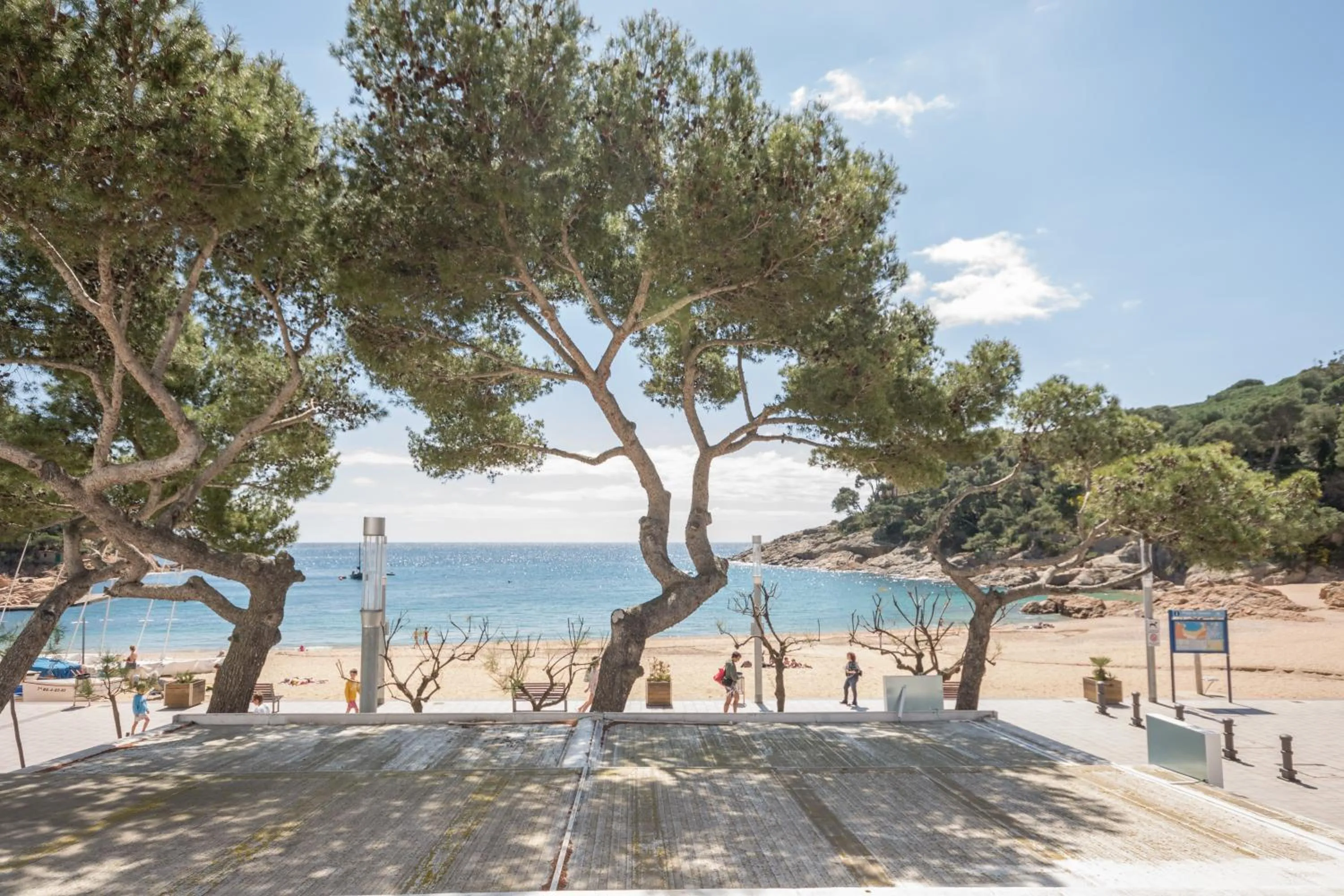 Balcony/Terrace in Hotel Tamariu