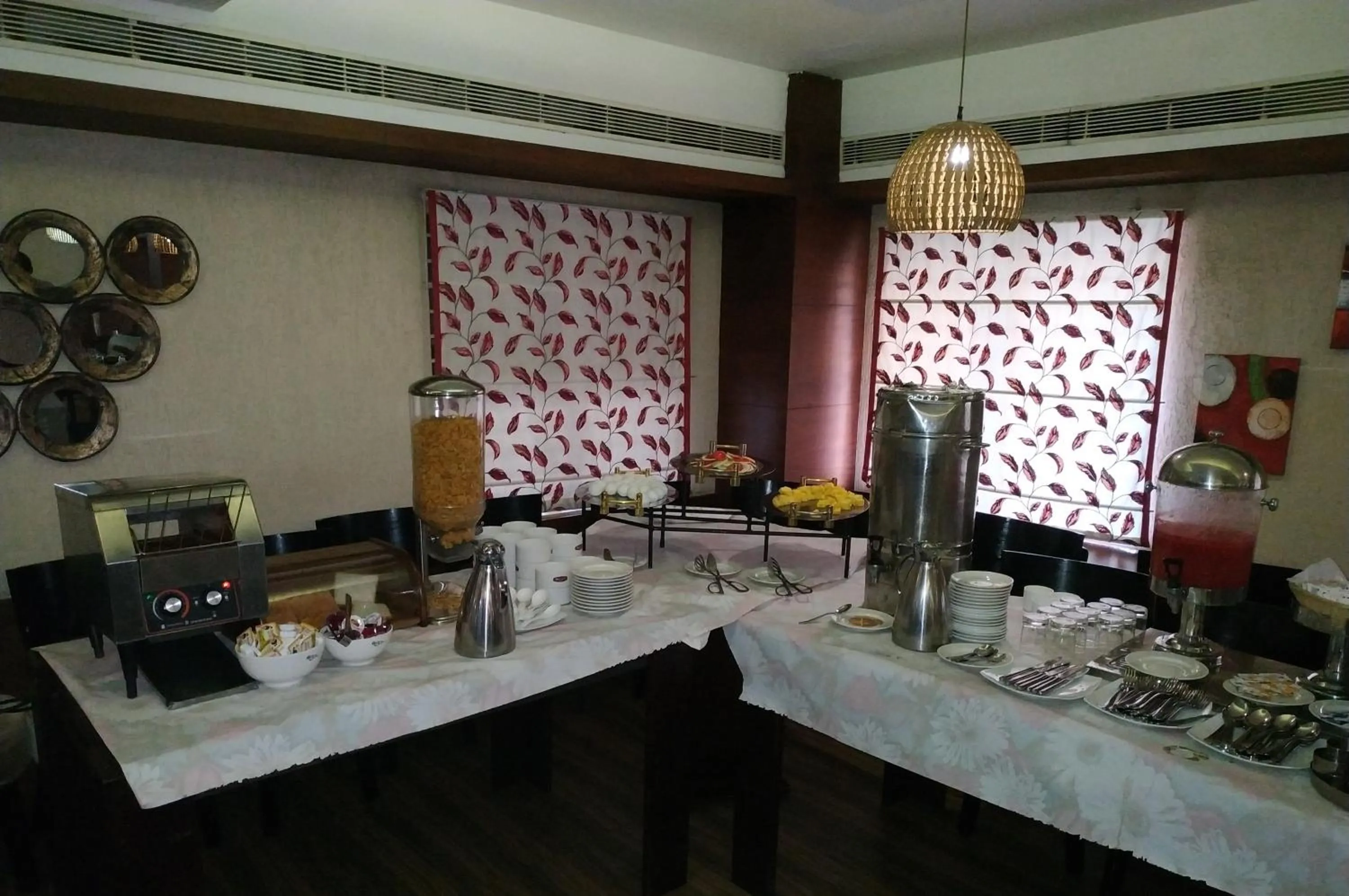 Buffet breakfast in KGA Elite Continental Hotel