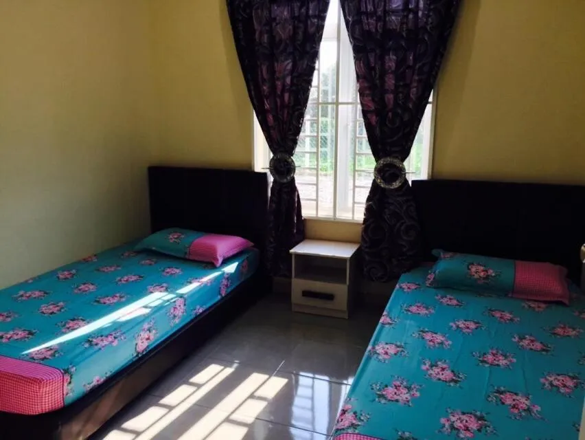 Bed in D'Pantai Homestay Kuala Sg. Baru