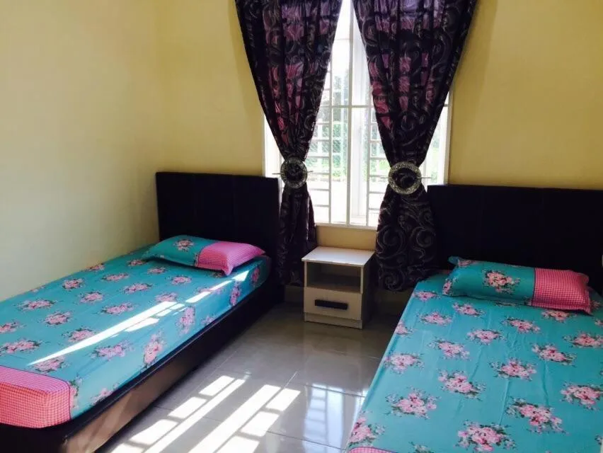 Bed in D'Pantai Homestay Kuala Sg. Baru