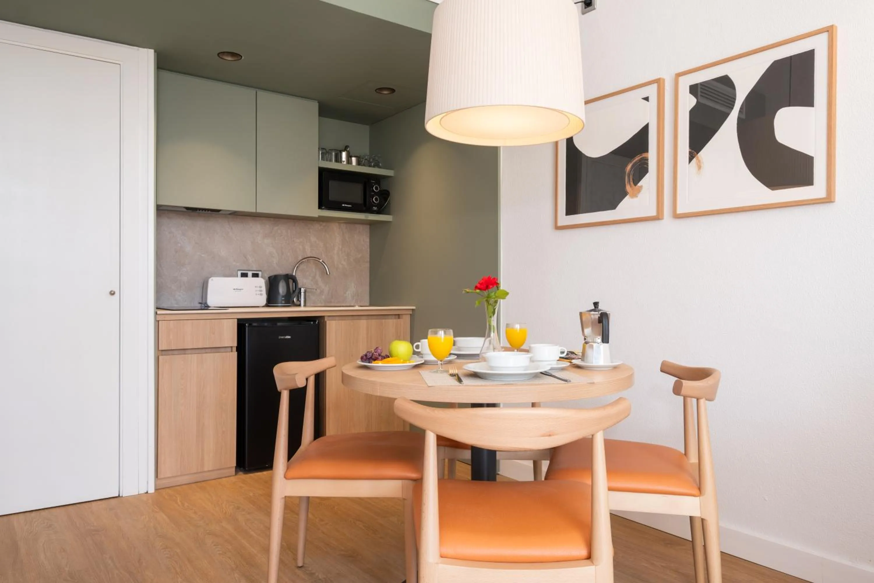 kitchen in Aparthotel Duva & Spa