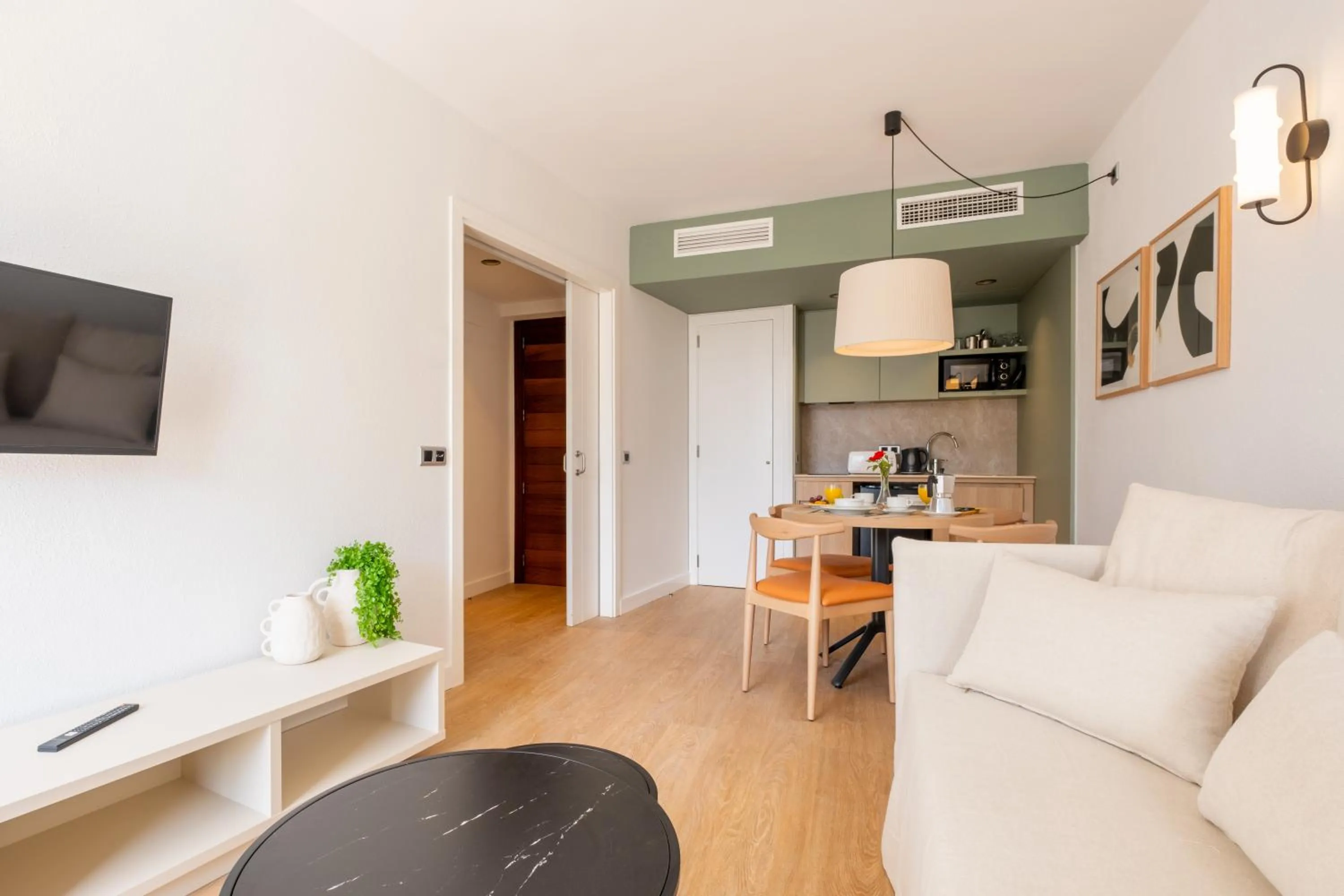 Living room in Aparthotel Duva & Spa