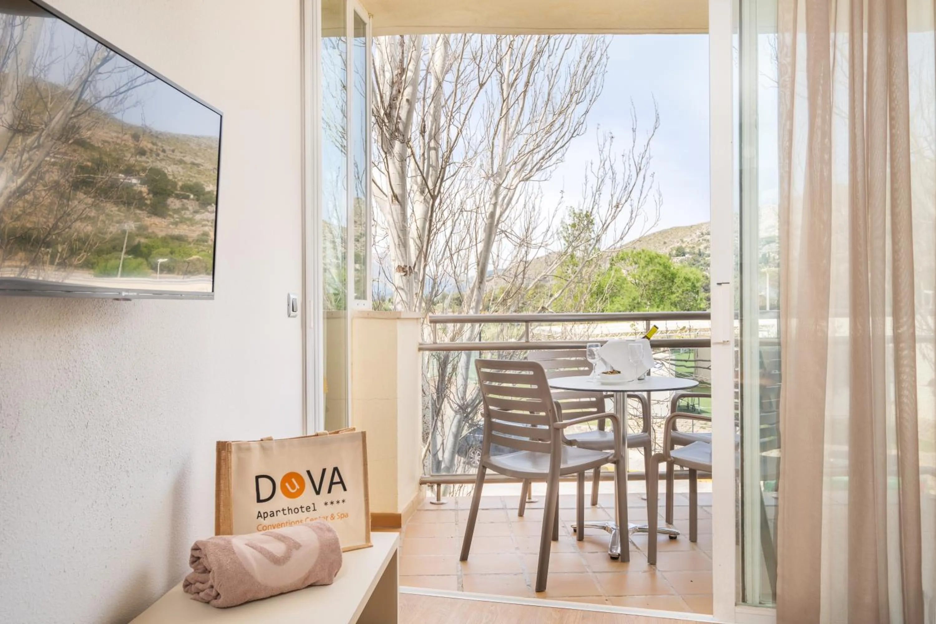 Balcony/Terrace in Aparthotel Duva & Spa