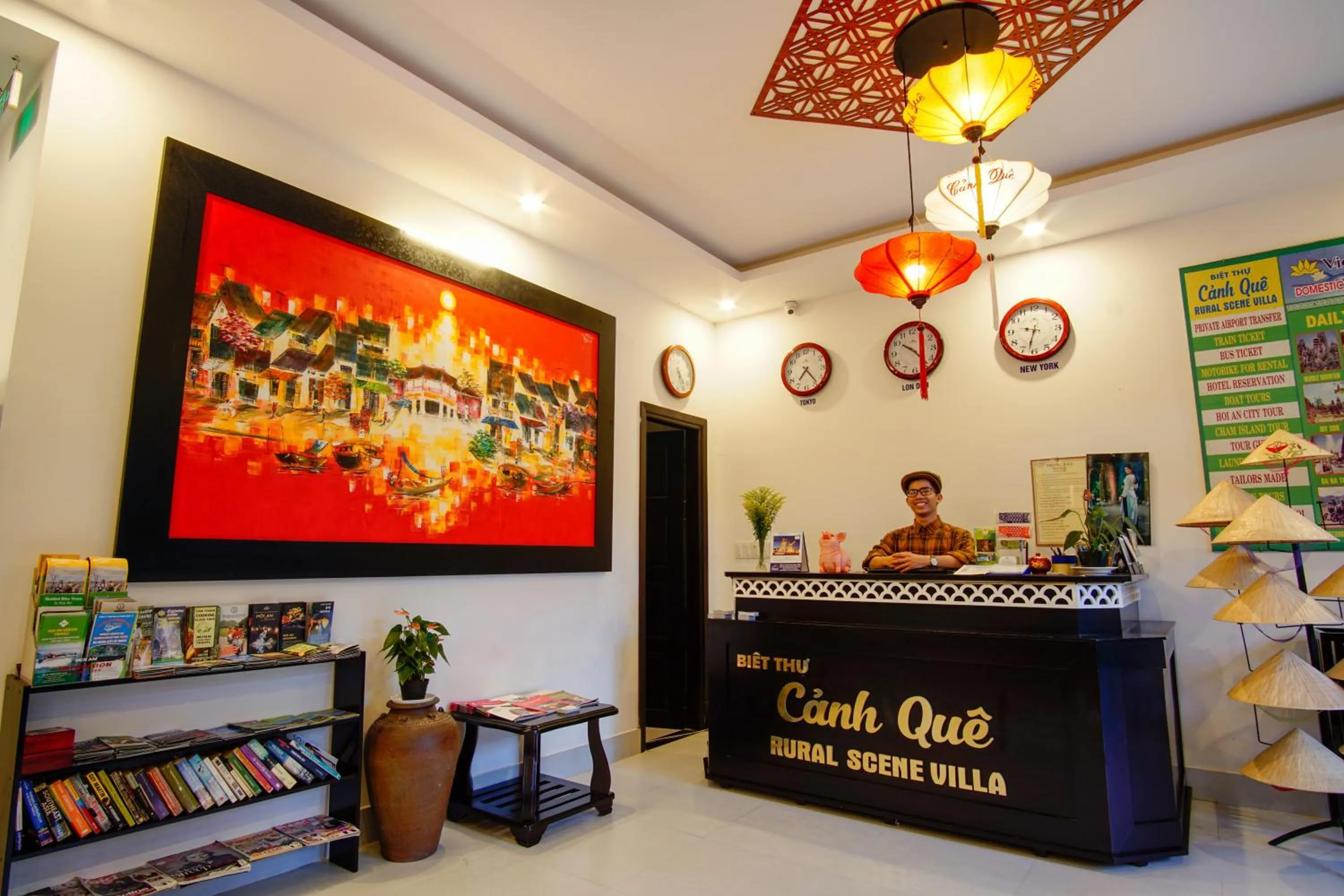 Lobby or reception in Rural Scene Villa