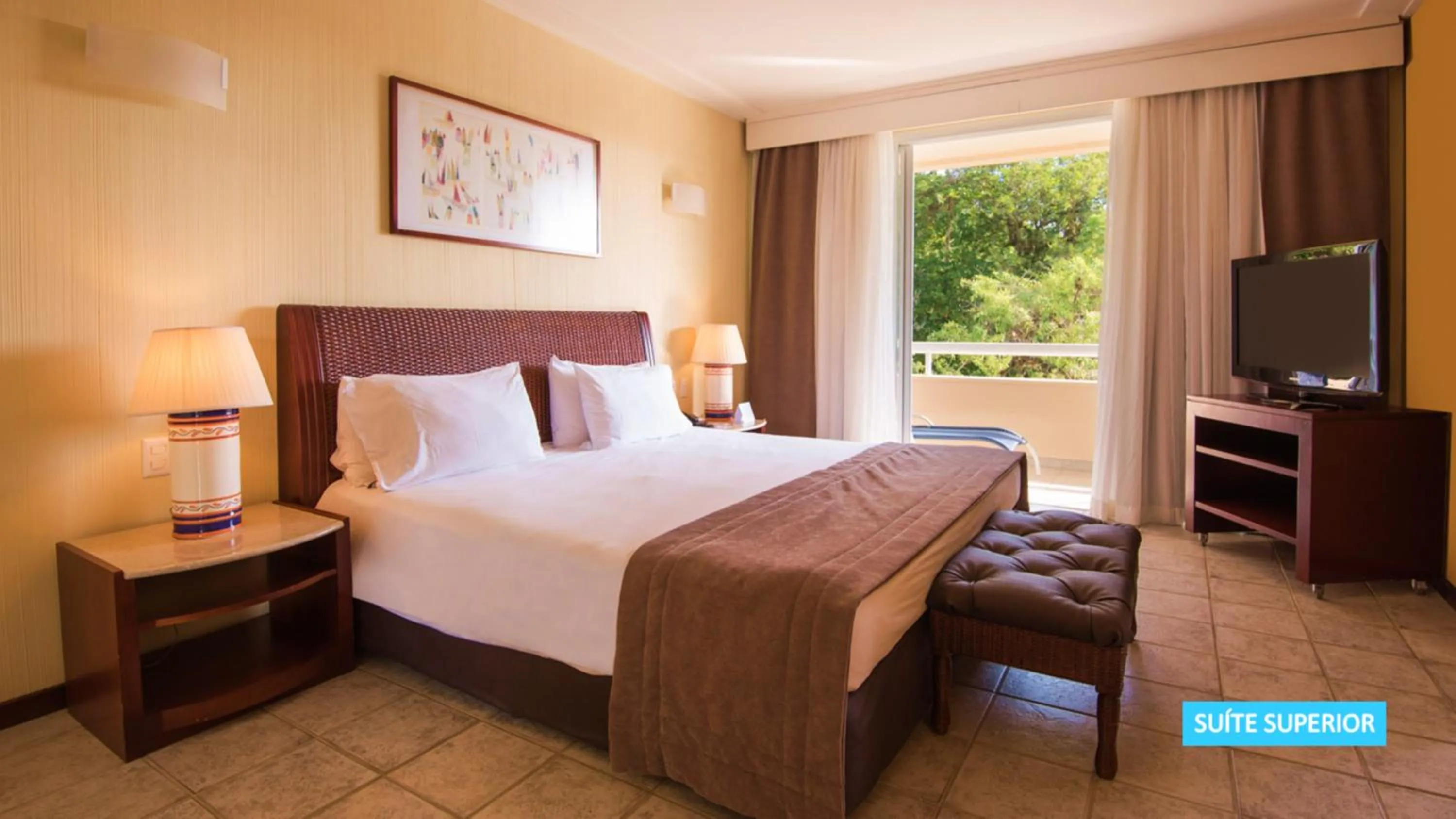 Bed in Vila Galé Eco Resort Angra - All Inclusive