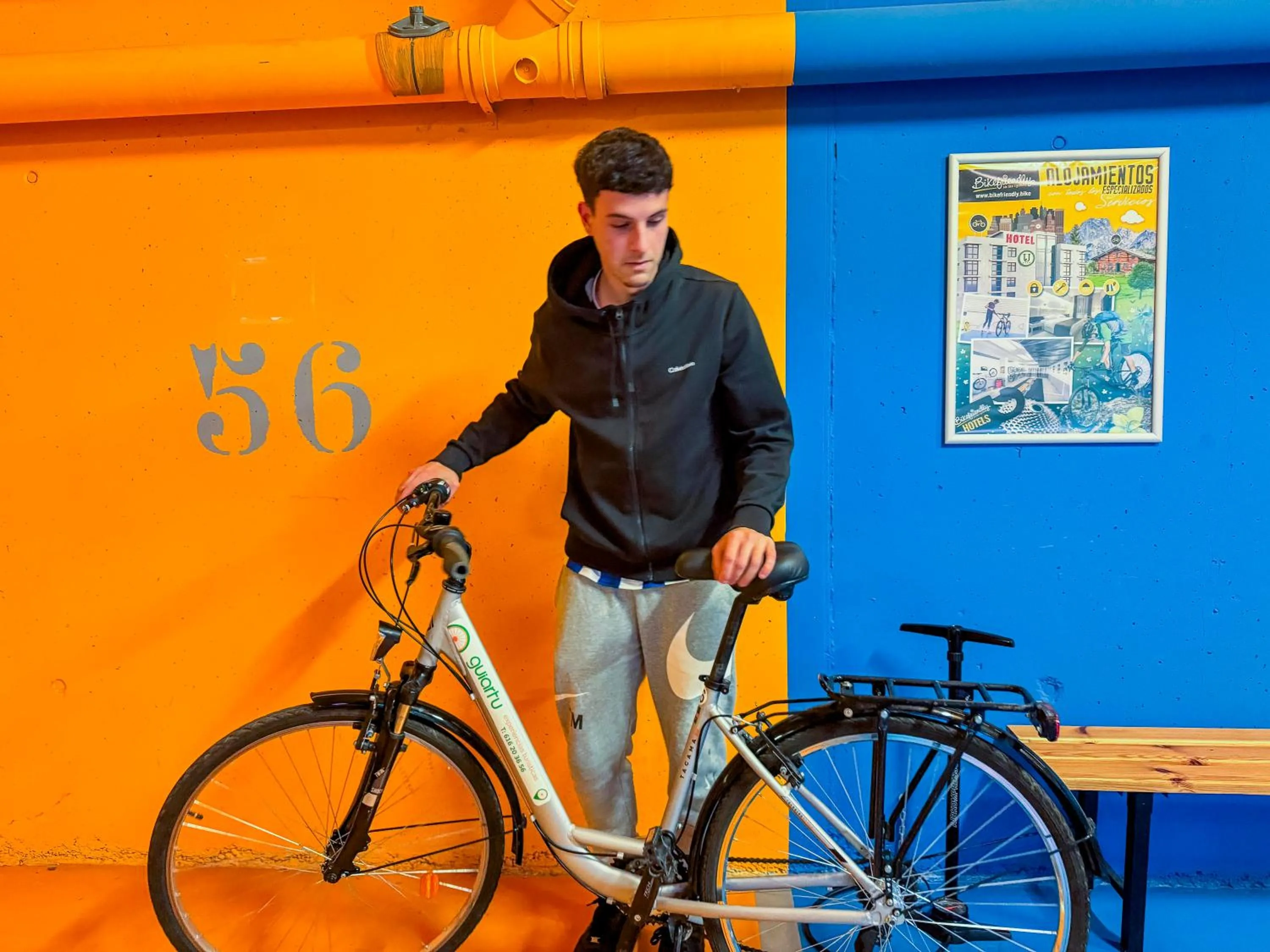 Cycling in Hotel Jardines de Uleta Suites