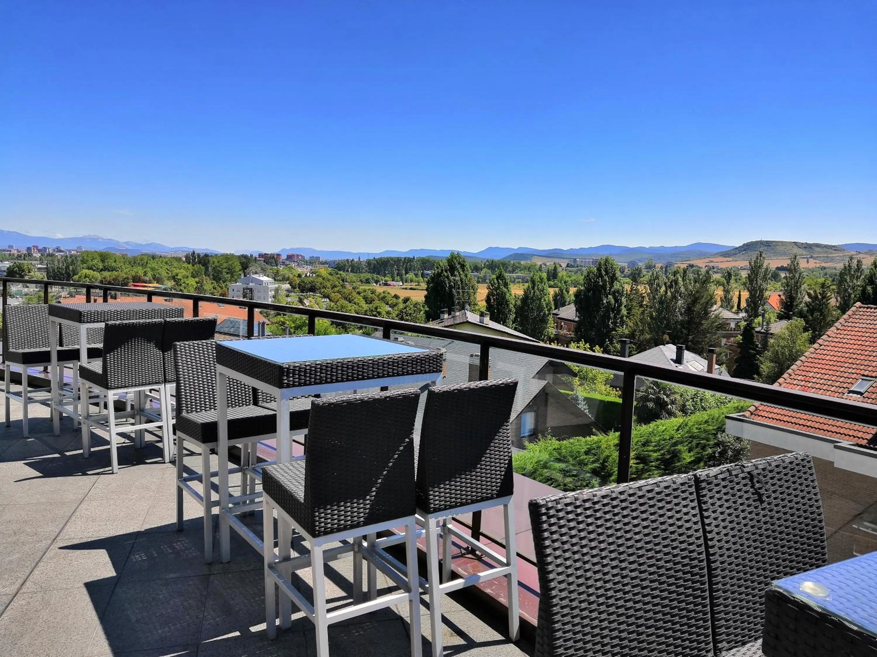 Balcony/Terrace in Hotel Jardines de Uleta Suites
