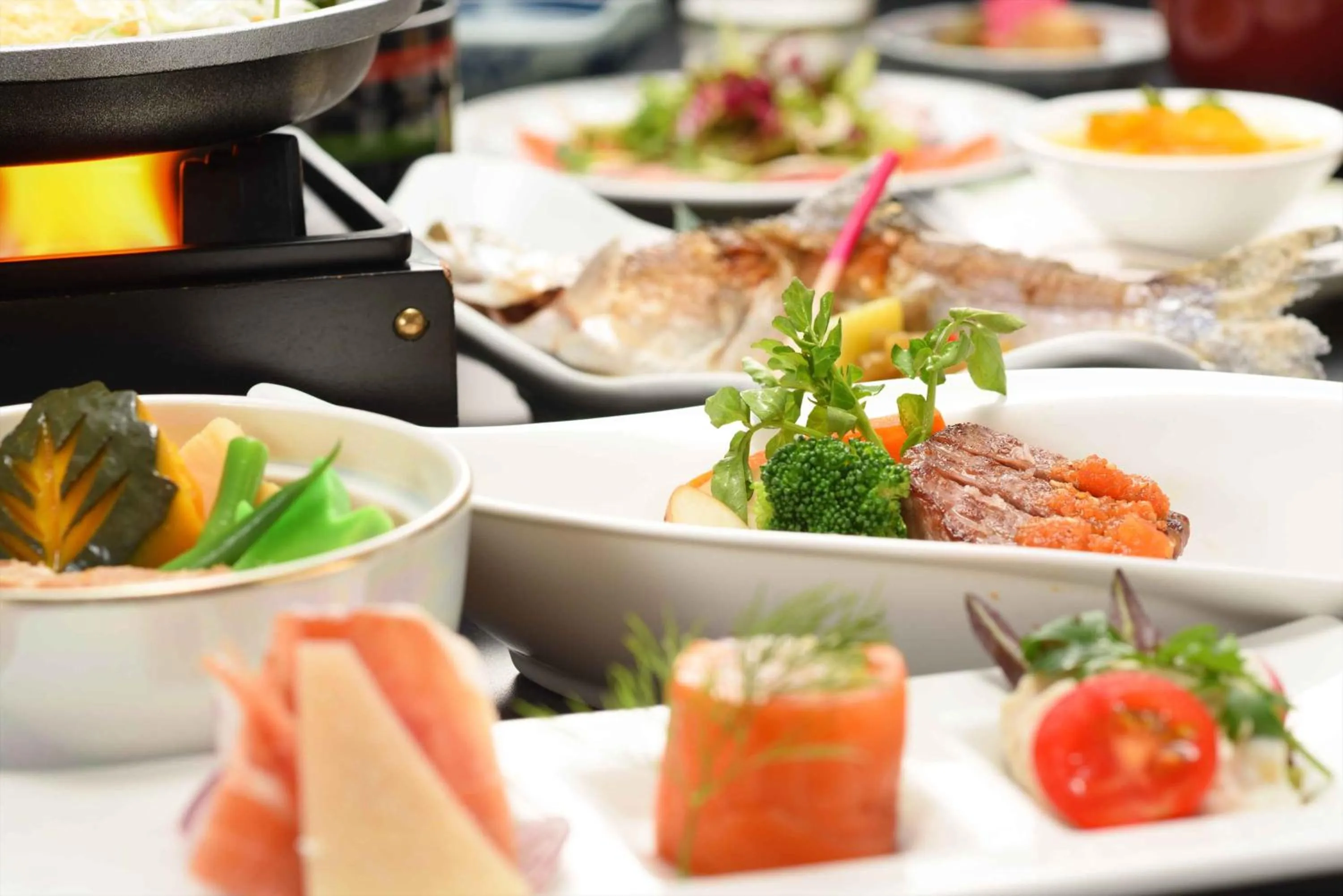 Food close-up in Towada Hotel