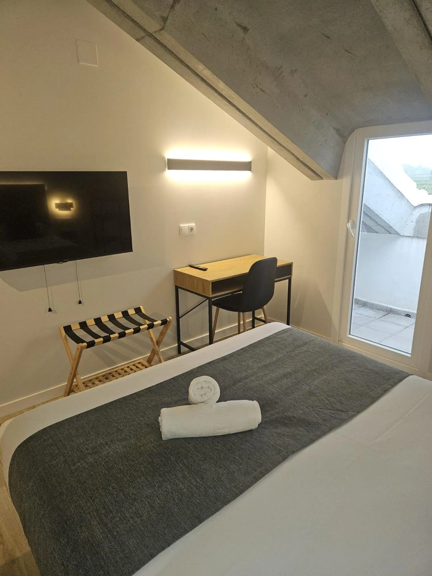 Bed in Hotel Puerta de la Serrania