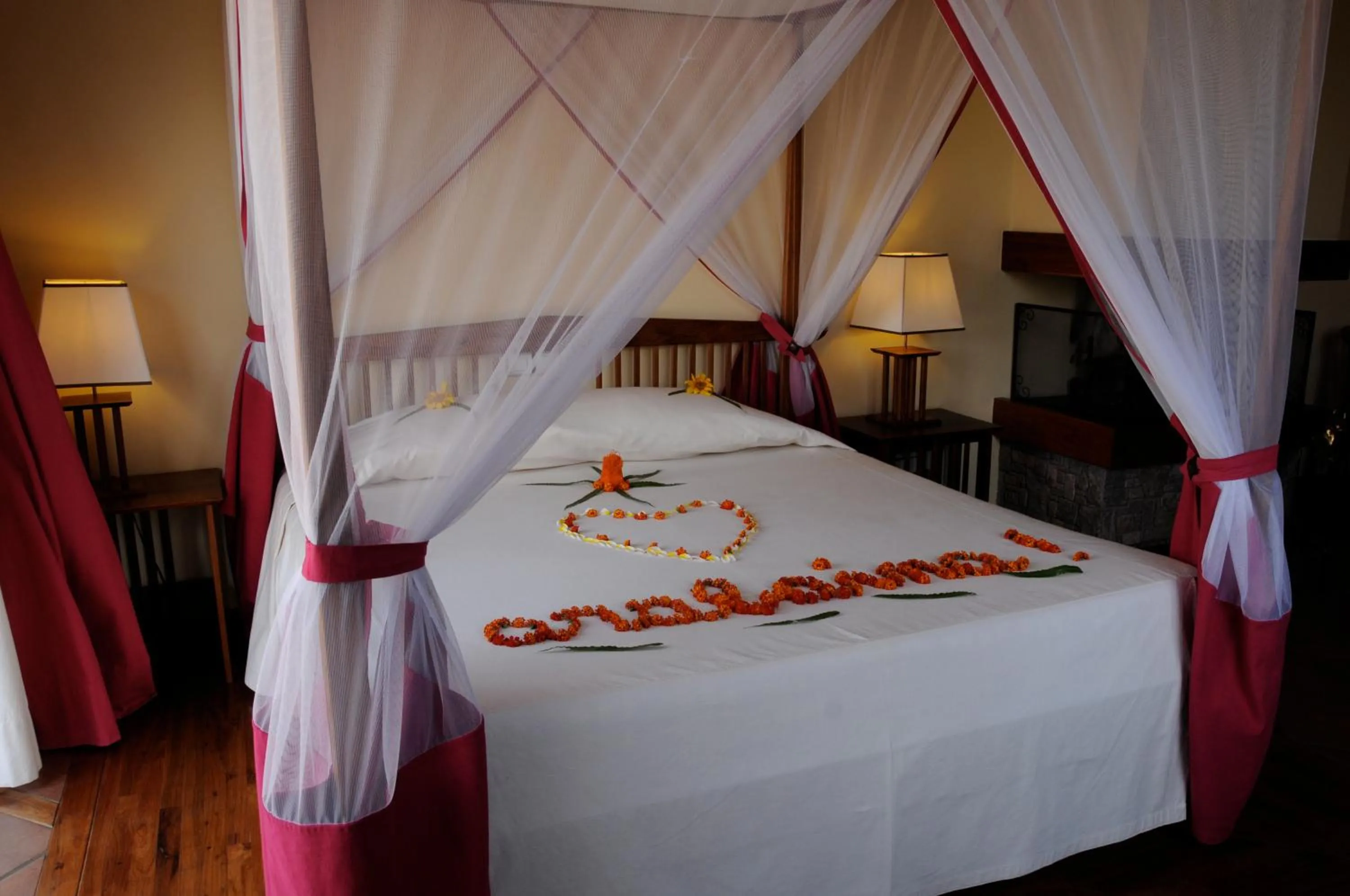 Twin Room with Mountain View in Le Jardin du Roy