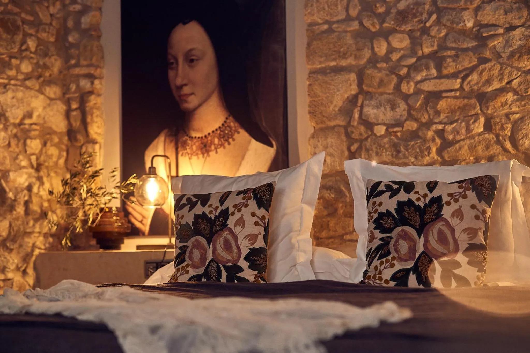 Bed in Hotel Castell d'Emporda