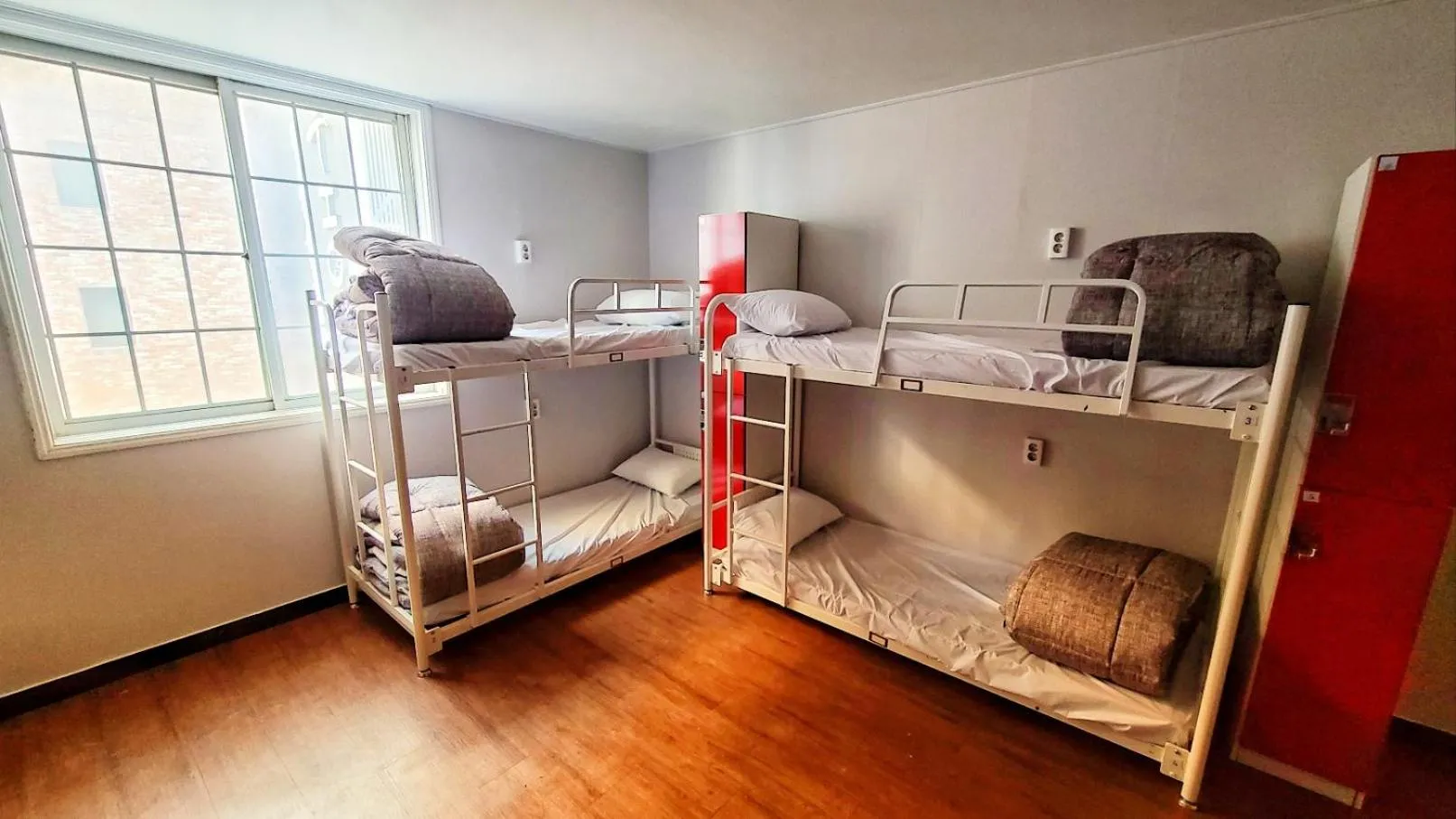 Bed in Kimchee Busan Downtown Guesthouse