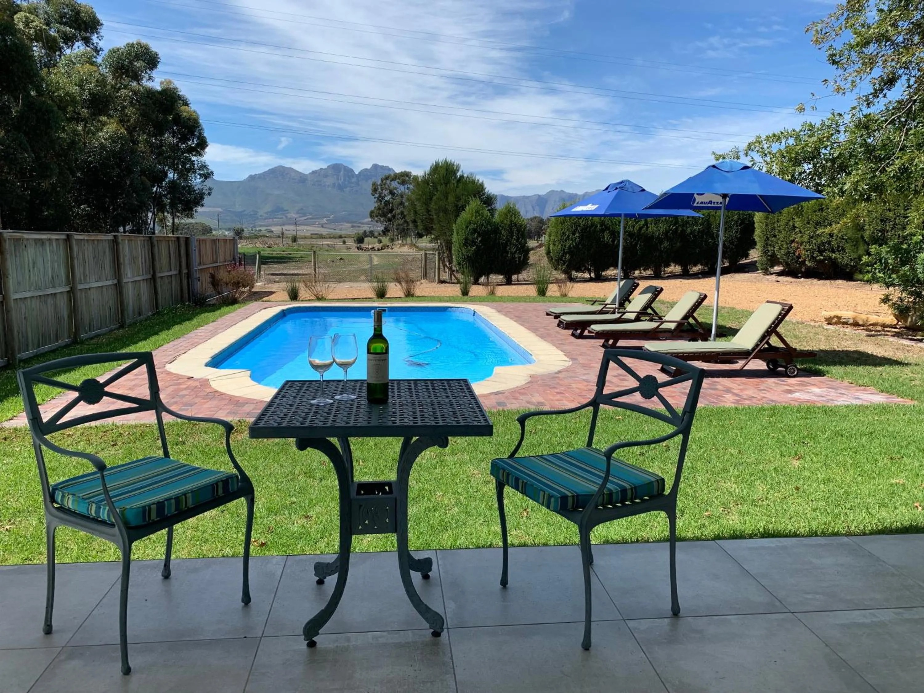Patio in Vine Guesthouse