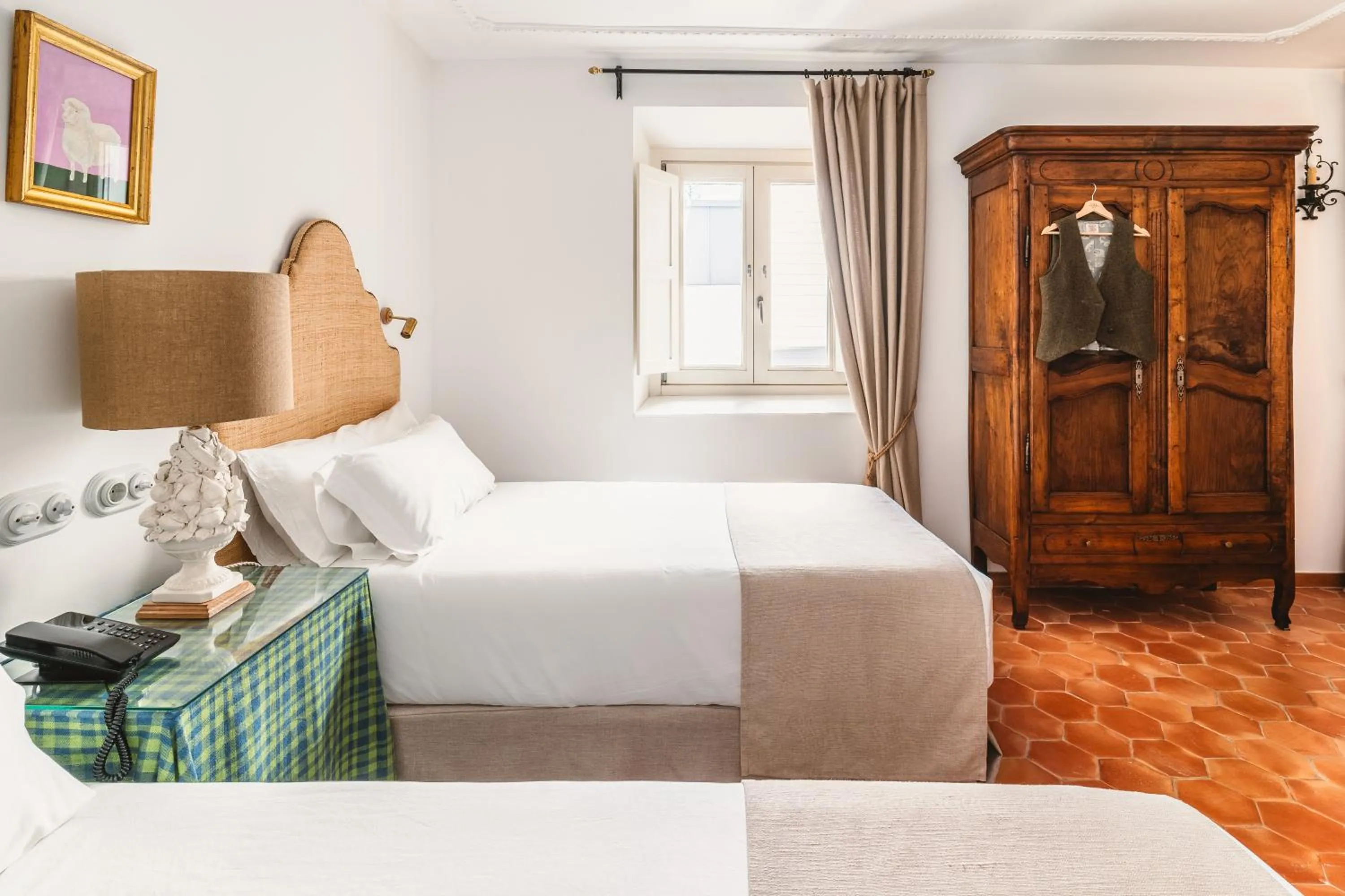 Bed in Casa Pizarro Hotel